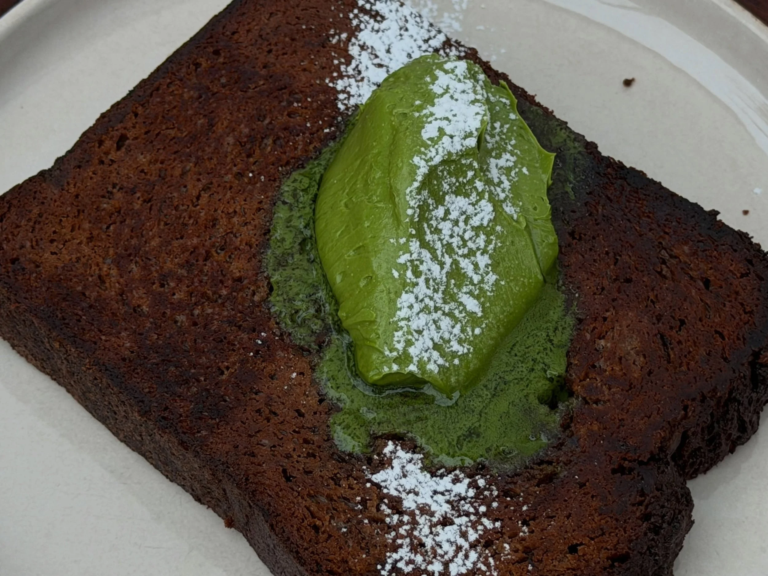 Matcha maple whipped butter 4 eva <3 🍀