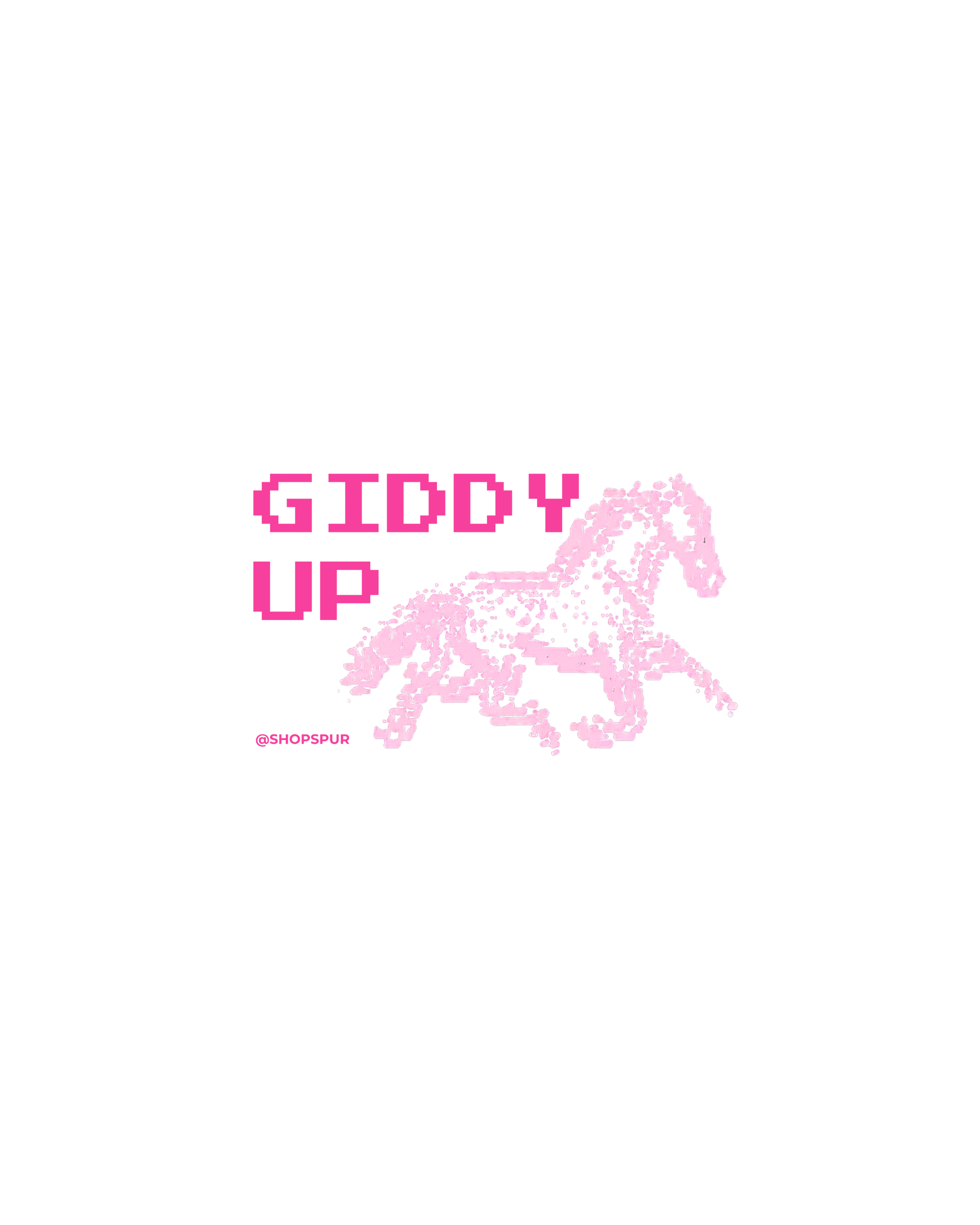 GIDDY UP STICKER