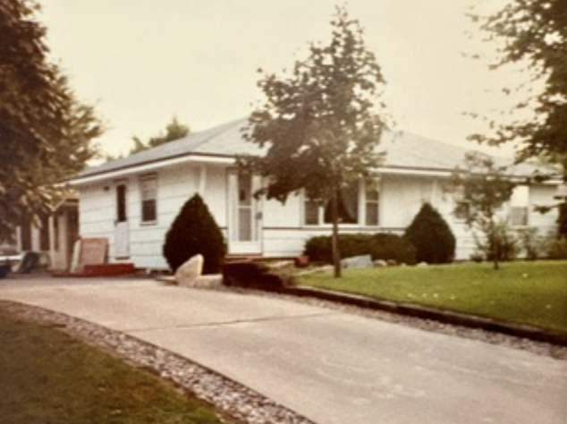 Exterior of the founder’s childhood home, where her early love of peaceful and comforting spaces began.