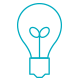 Icon of a lightbulb indicating power monitoring.