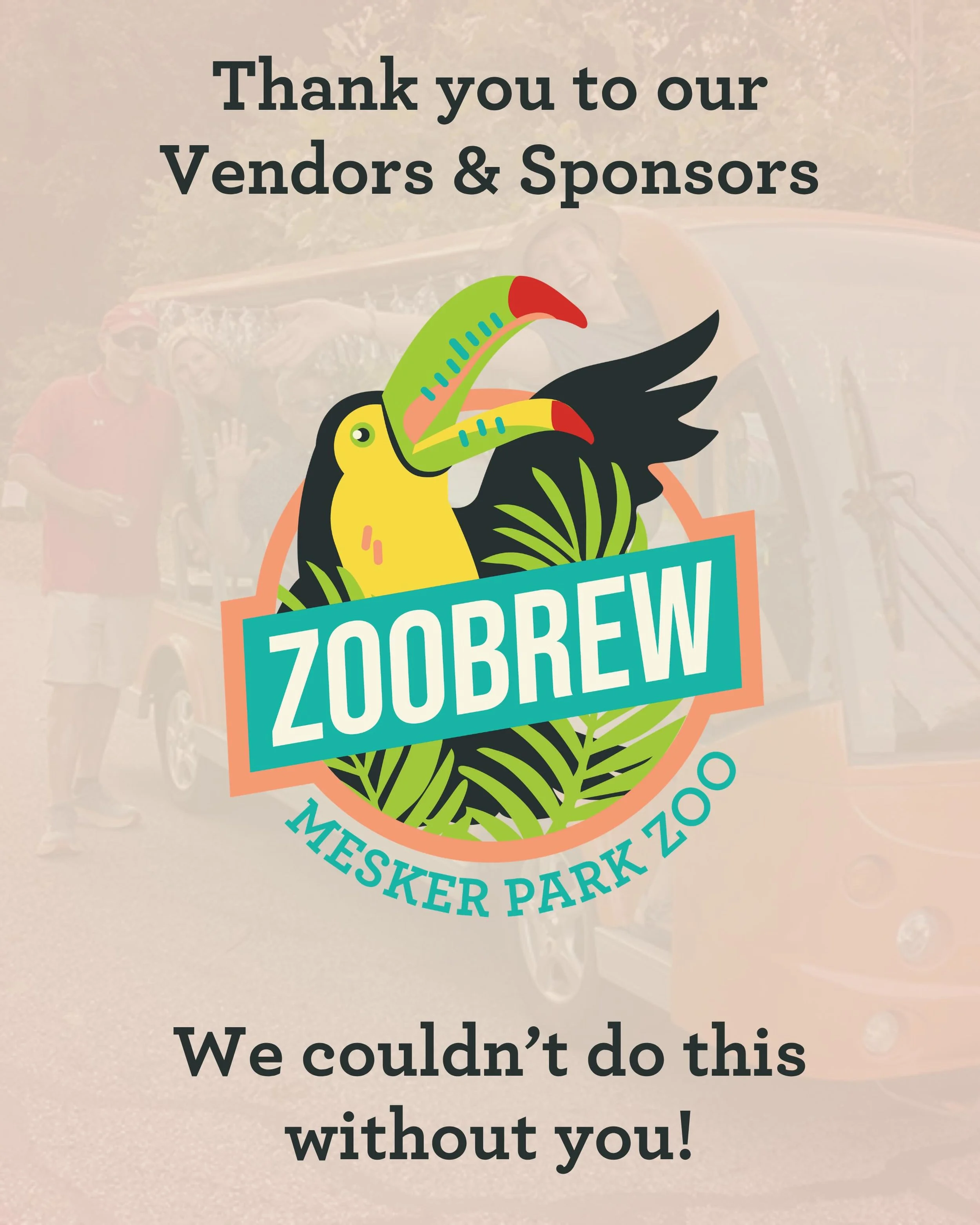 Zoo Brew is coming up quickly and we just wanted to take a moment to say thank you! This event wouldn&rsquo;t be possible without all of you, and we are grateful for your support.

Can&rsquo;t wait to see you all on June 13th!

Zoo Brew 2026: Tropica
