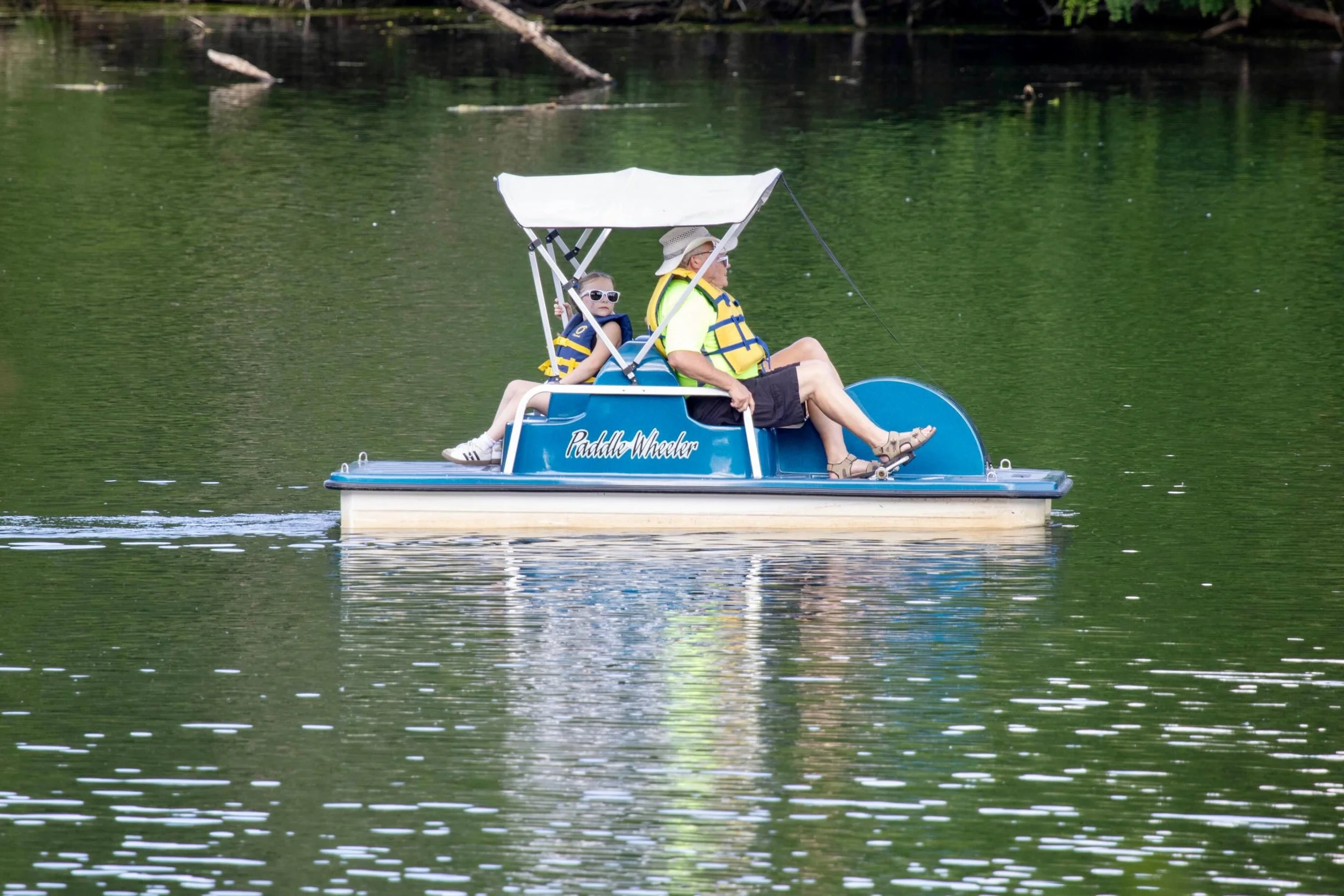 PADDLE BOATS ARE BACK!! ☀️

Grab your crew and head down to the dock at Port Victoria to set sail (or at least pedaling in circles for a while).

Each 30-minute ride is just 3 tokens per rider, and tokens can be purchased at any of the token boxes th