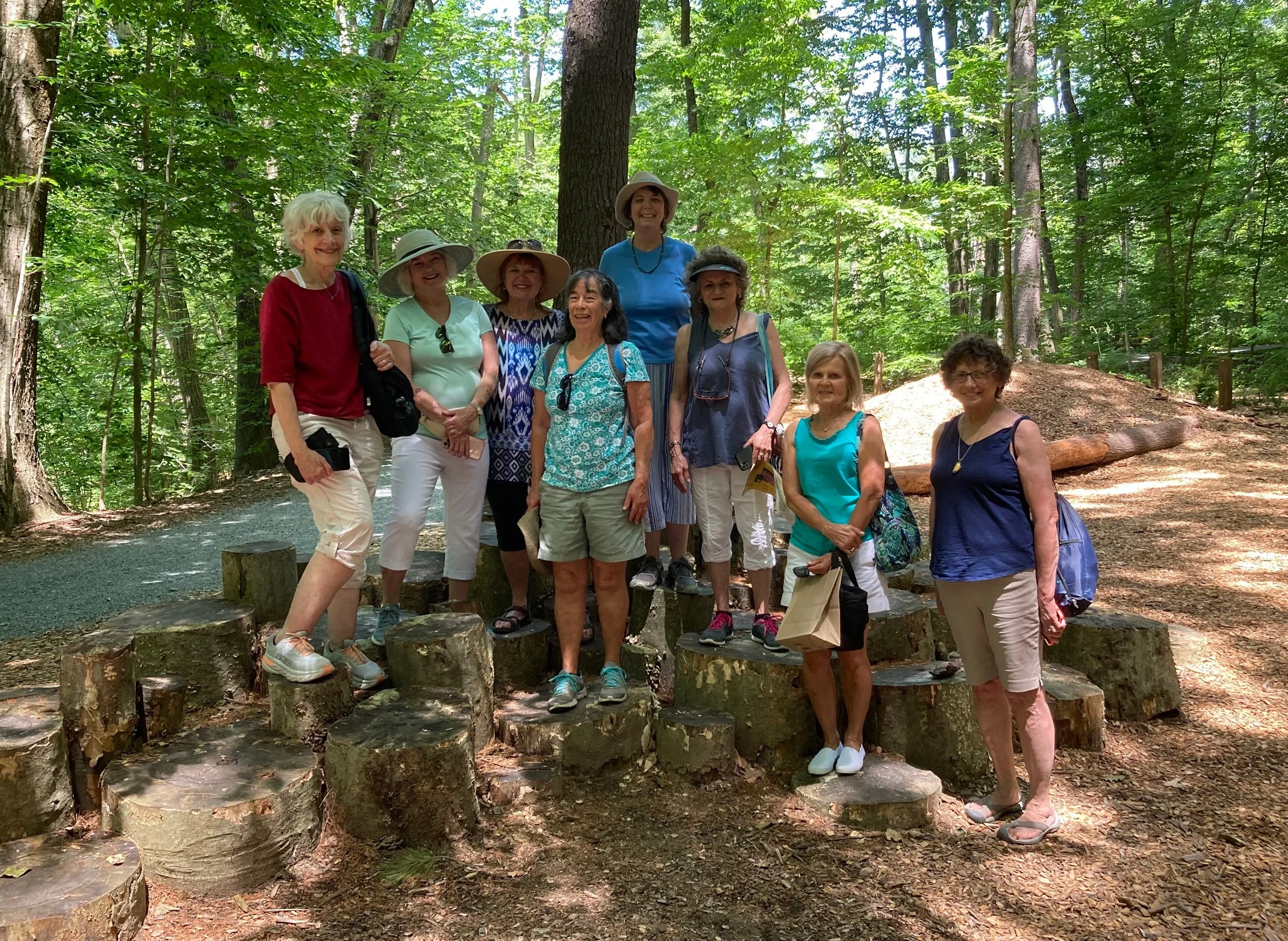 ladies on a field trip