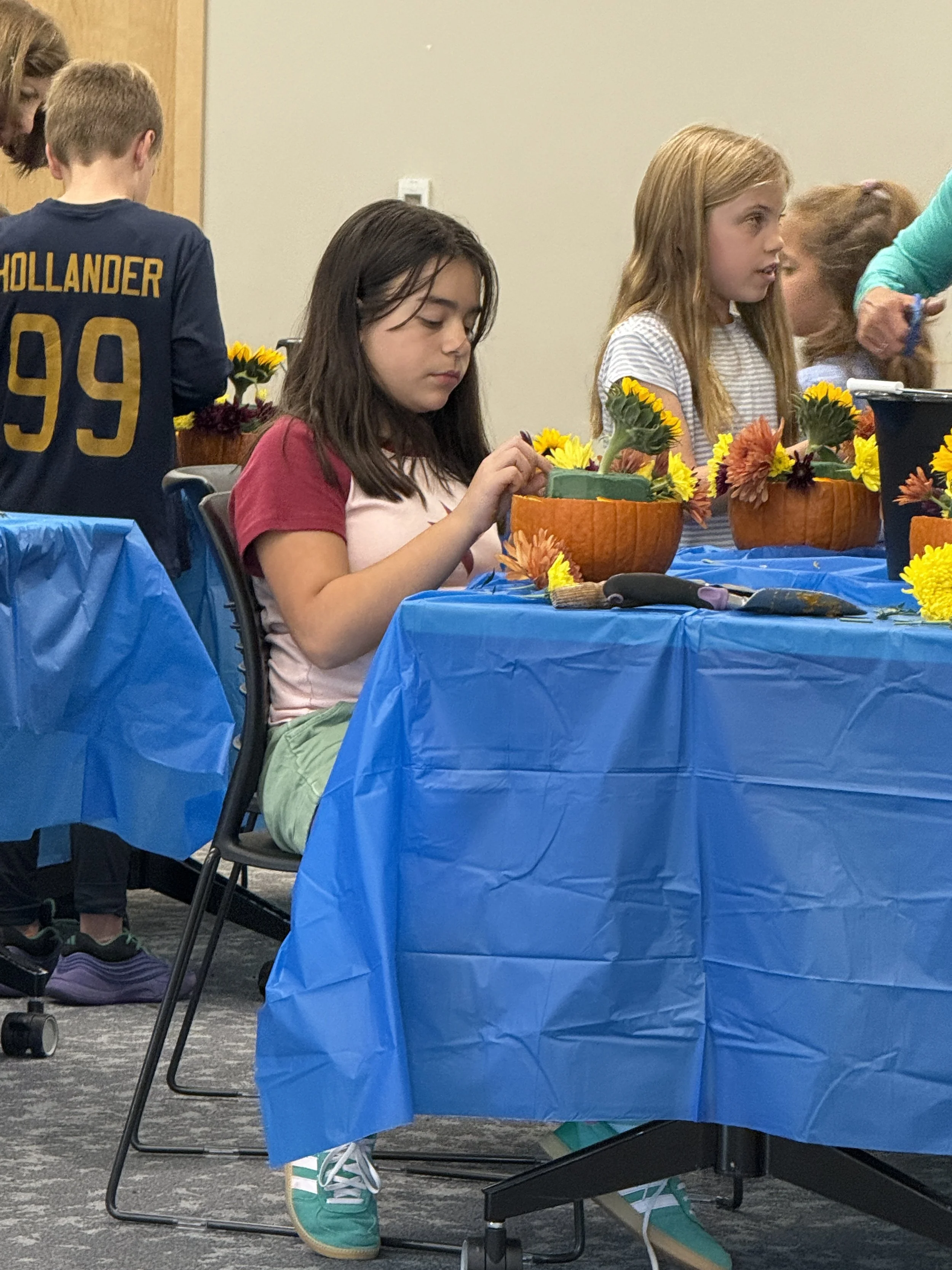 Little Hands, Big Blooms: Kids Craft Pumpkin Arrangements at the Reuben ...