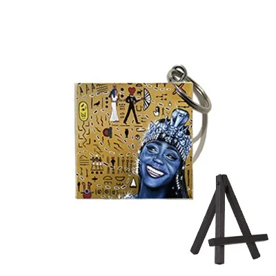 (I Am That I Am) Mini Canvas Keychain