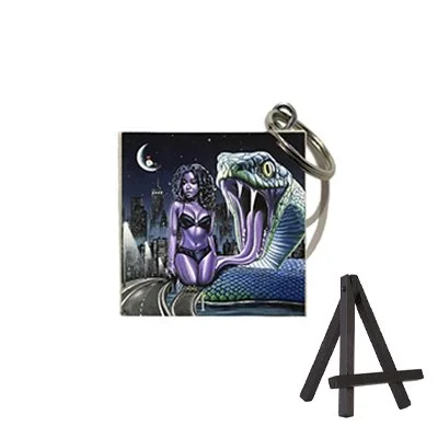 (Distractions) Mini Canvas Keychain