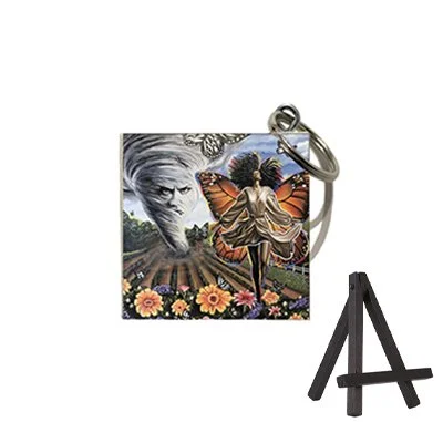 (Unshaken Essence) Mini Canvas Keychain
