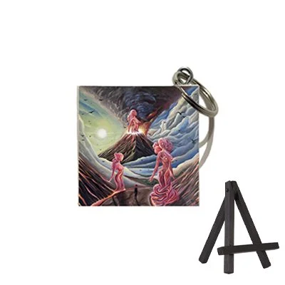 (Perishing Flame) Mini Canvas Keychain