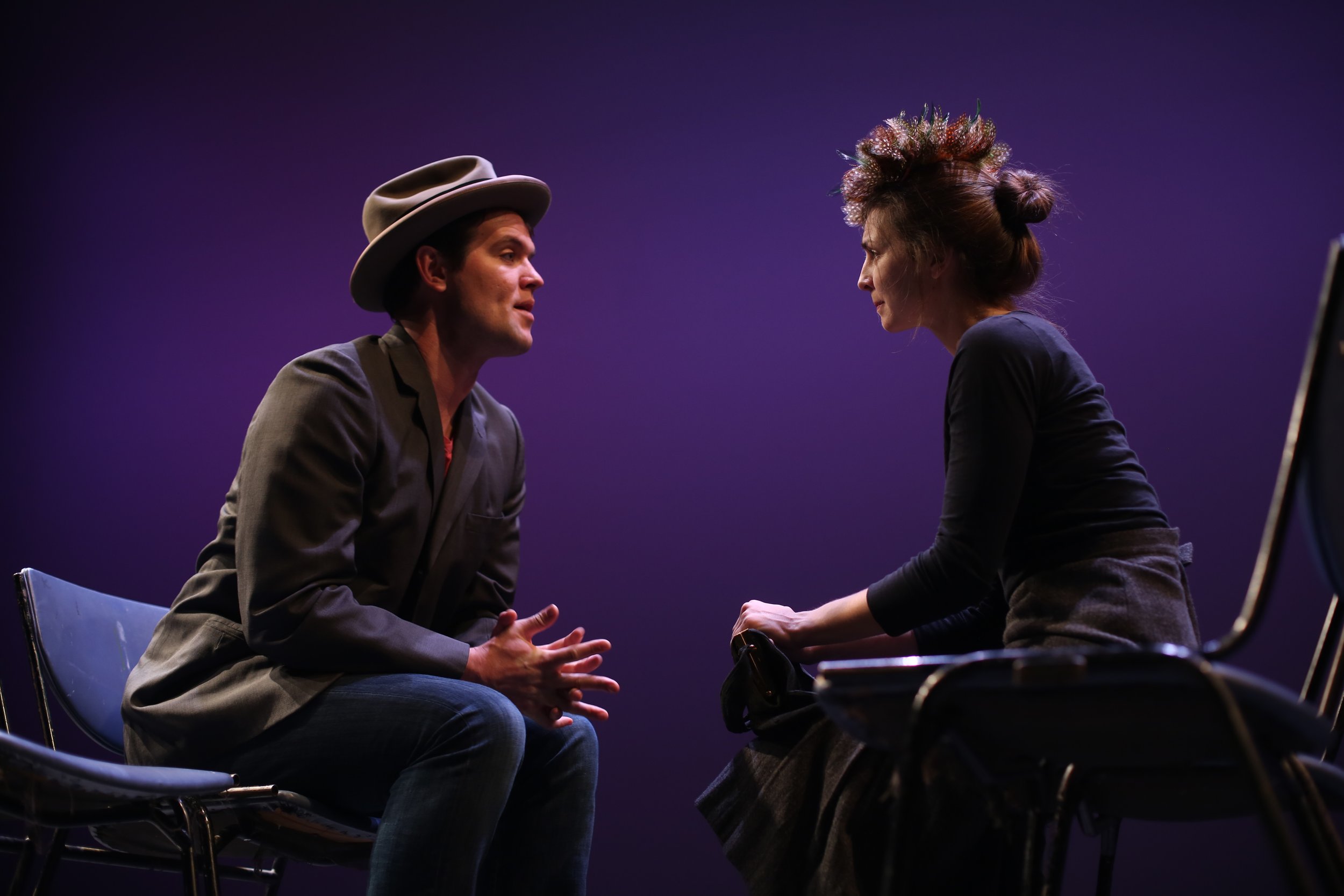 She, "Here We Are." VOX Lab, Dartmouth College, 2012; with Brough Hansen; Photo by Rob Strong