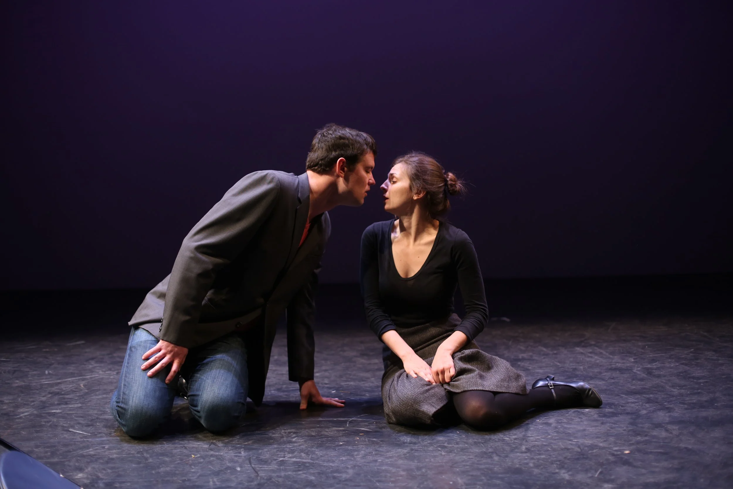 She, "Here We Are." VOX Lab, Dartmouth College, 2012; with Brough Hansen; Photo by Rob Strong