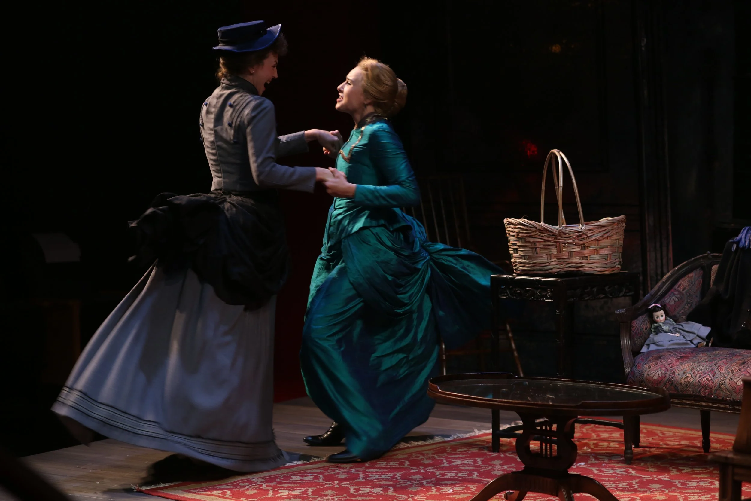 Kristine, "A Doll's House." Northern Stage, 2017; with Olivia Gilliat; Photo by Rob Strong