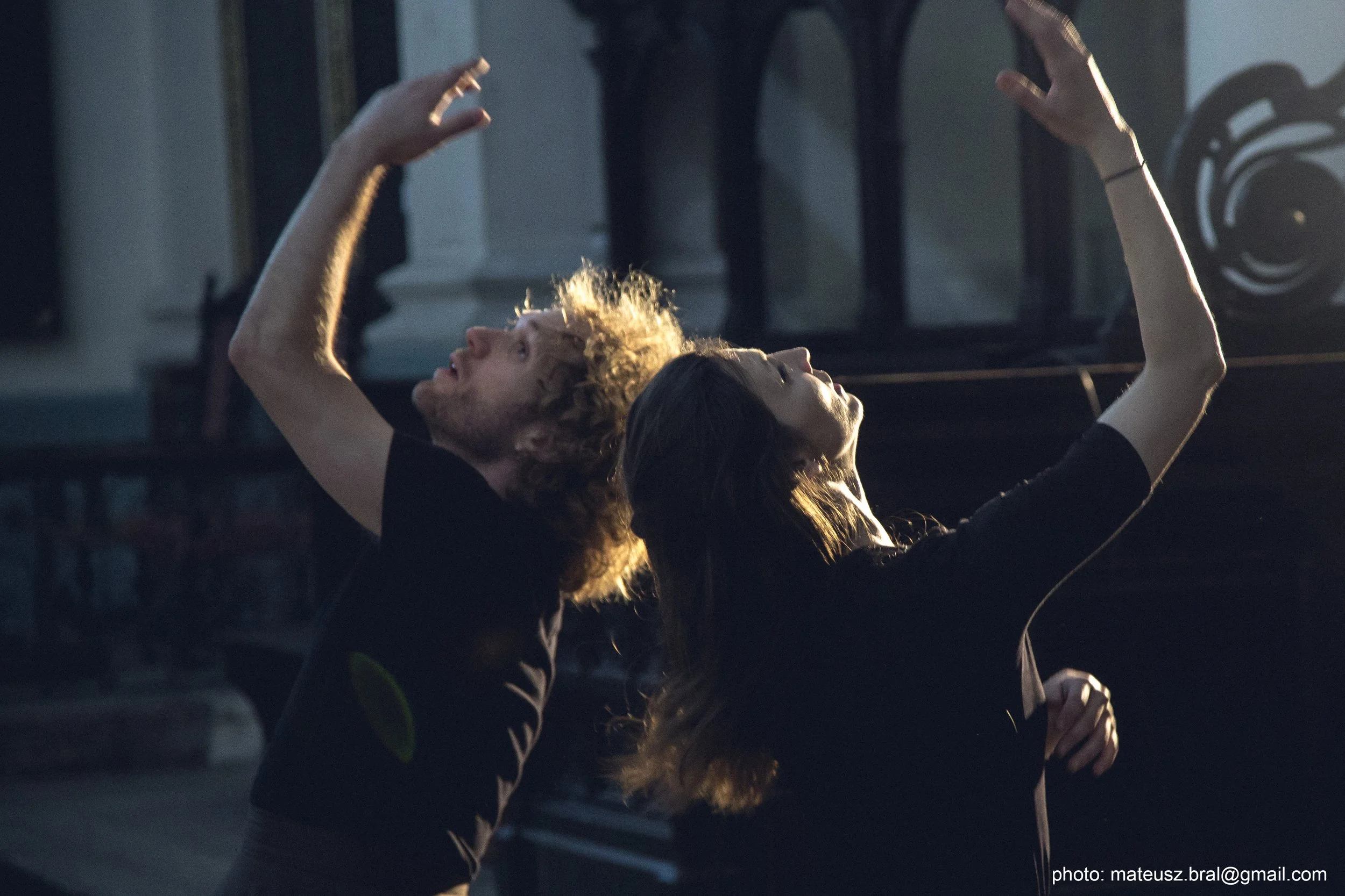 "Studying Hamlet," 2016.  MA with Teatr Piesn Kozla; with Toni Mas Pares; Photo by Mateusz Bral