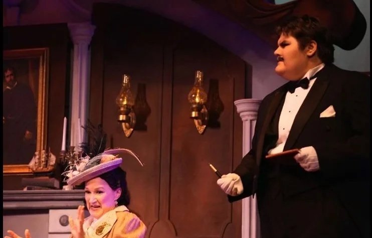 Tyson Pappas as Lane in The Importance of Being Earnest.