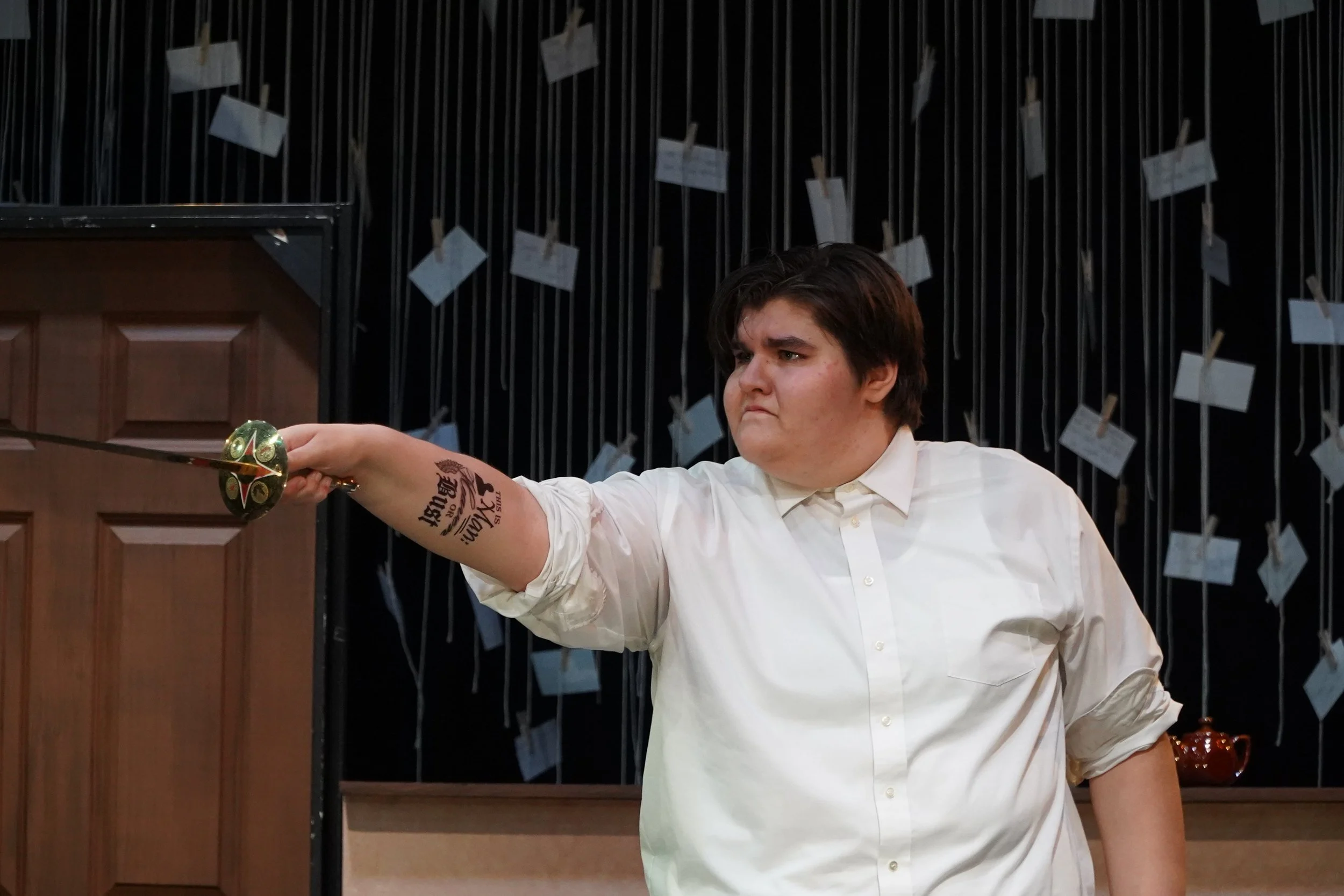 Tyson Pappas as Leopold in Tango Palace.