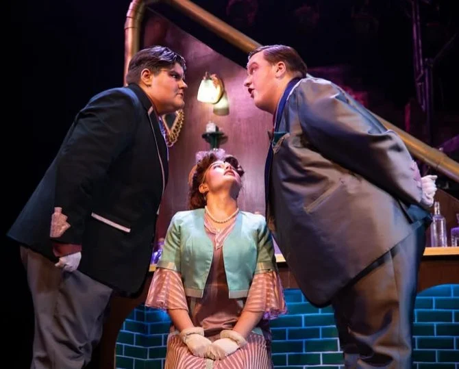 Tyson Pappas as Senator Fipp in Urinetown.