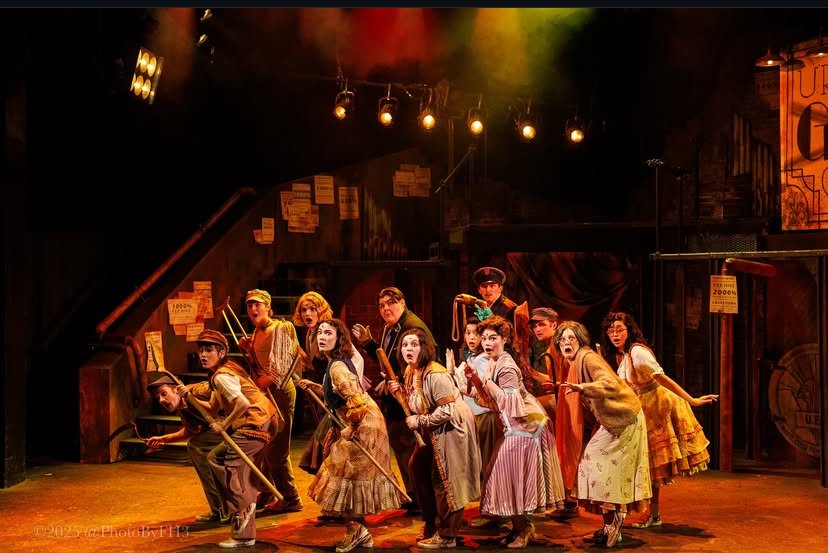Tyson Pappas as Senator Fipp in Urinetown.