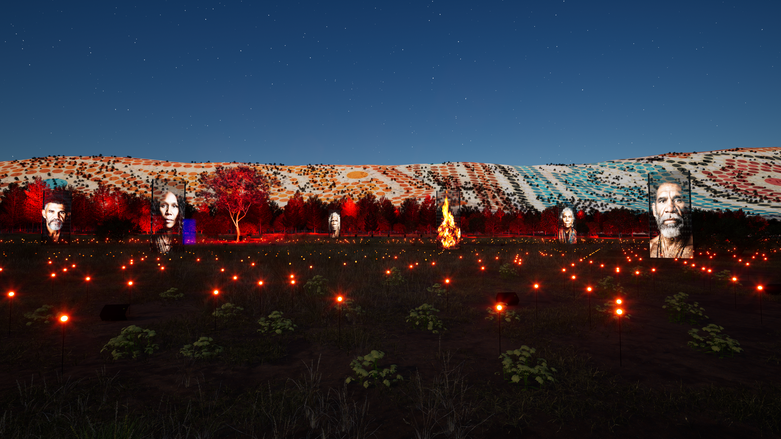 Parrtjima 2026 Ranges Show Concept