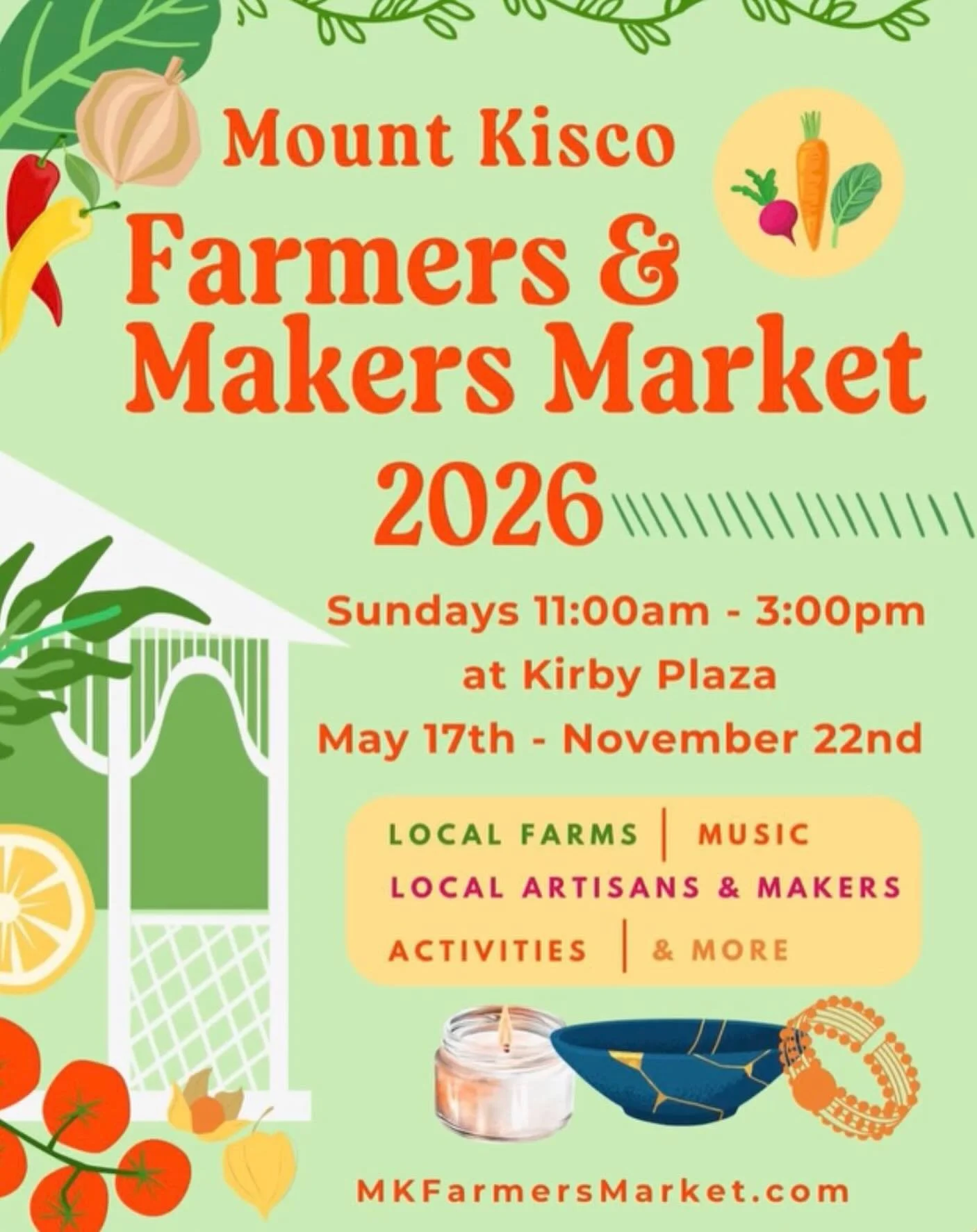 Hi friends!! 👋🏽
Join Brown Sugar &amp; Cocoa Bake Shop in Mt. Kisco THIS Sunday, May 17th for the opening day of the Mt. Kisco Farmers &amp; Makers Market! ✨✨
We will have your favorite cookies and cinnamon rolls for sale (no pre-order needed)!🍪
T