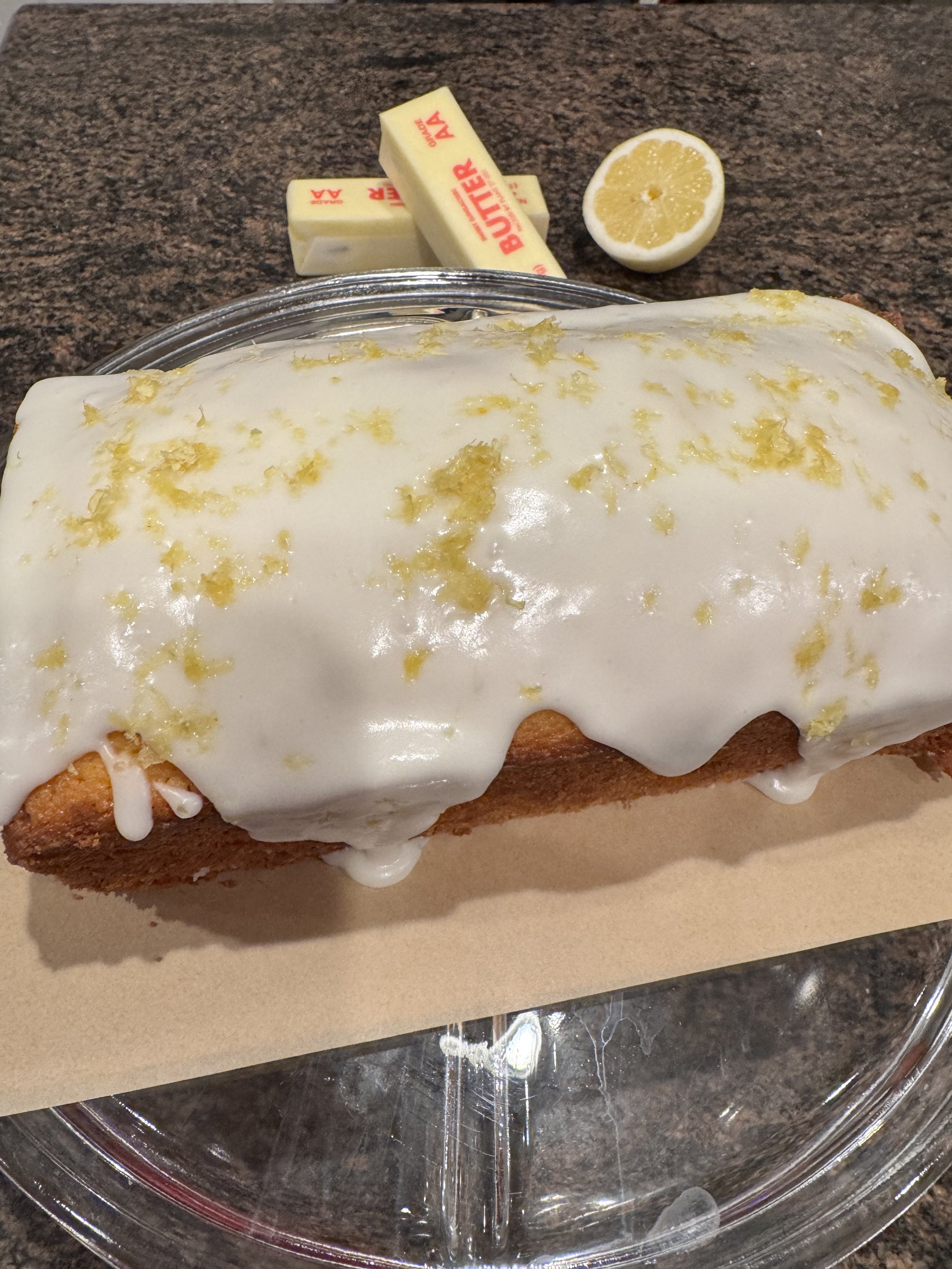 Mini Glazed Lemon Loaf