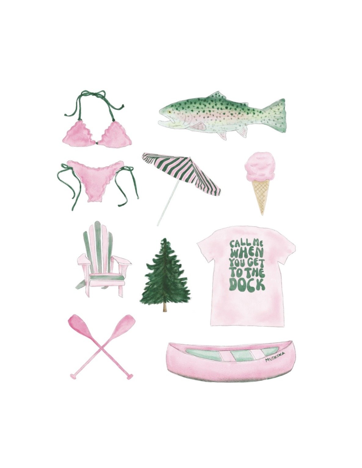 Muskoka Crossing x Wish You Were Here Studio Art Print
