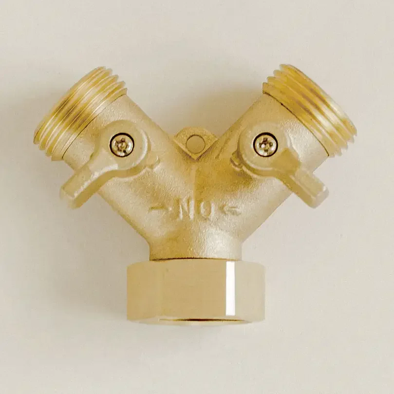 Brass Garden Hose Splitter