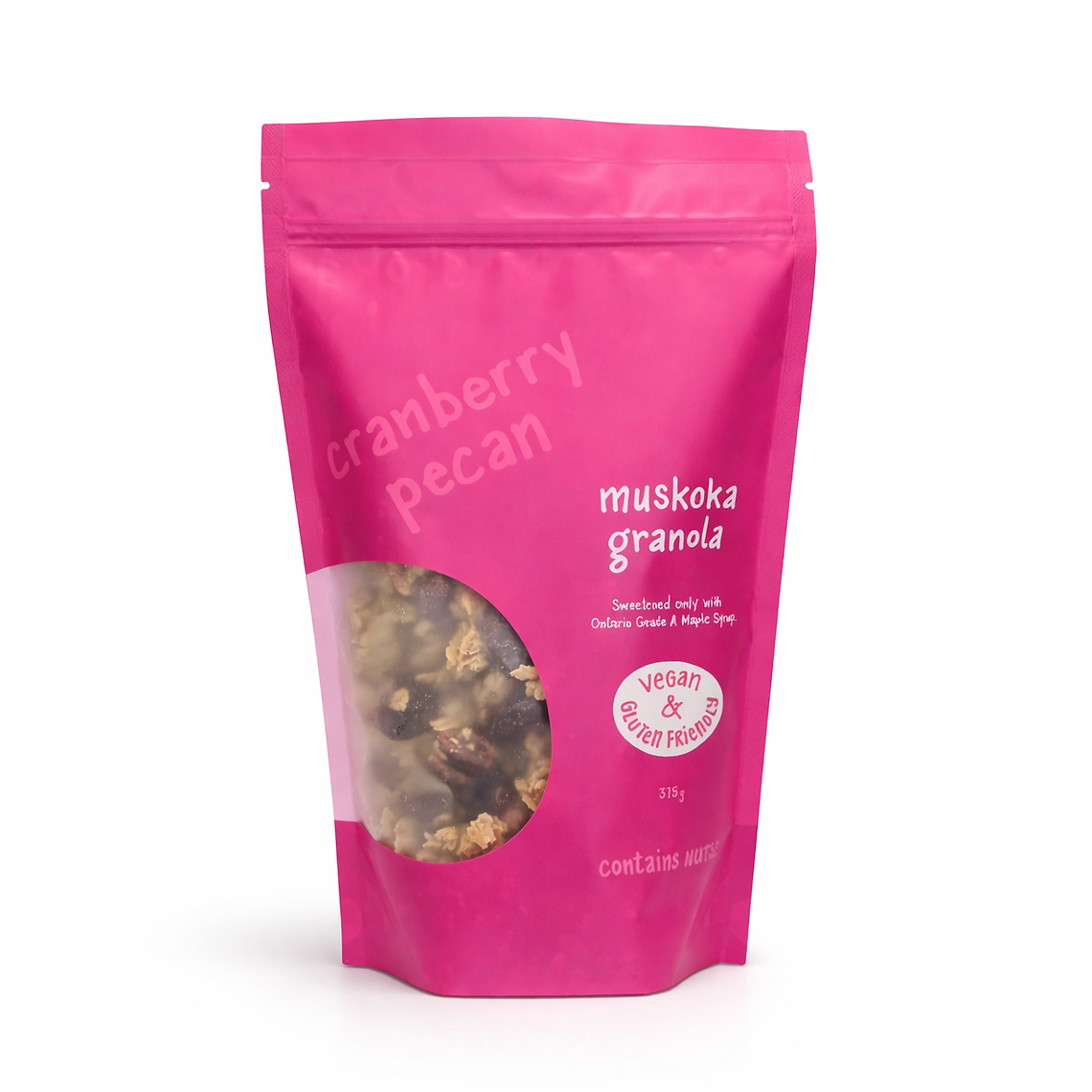 Muskoka Granola Cranberry Pecan 375g
