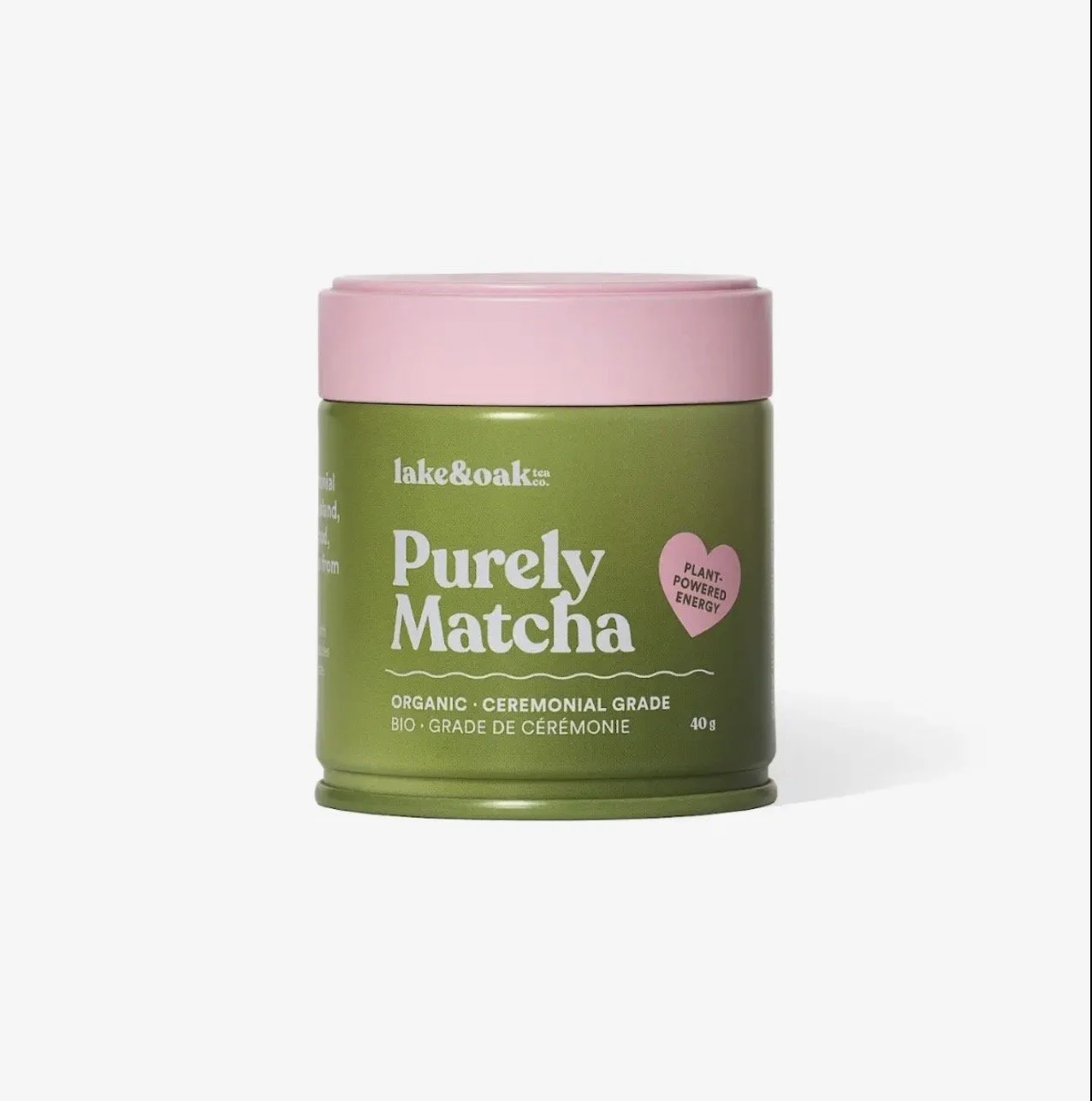 Lake & Oak Tea Co. Organic Ceremonial Grade Matcha