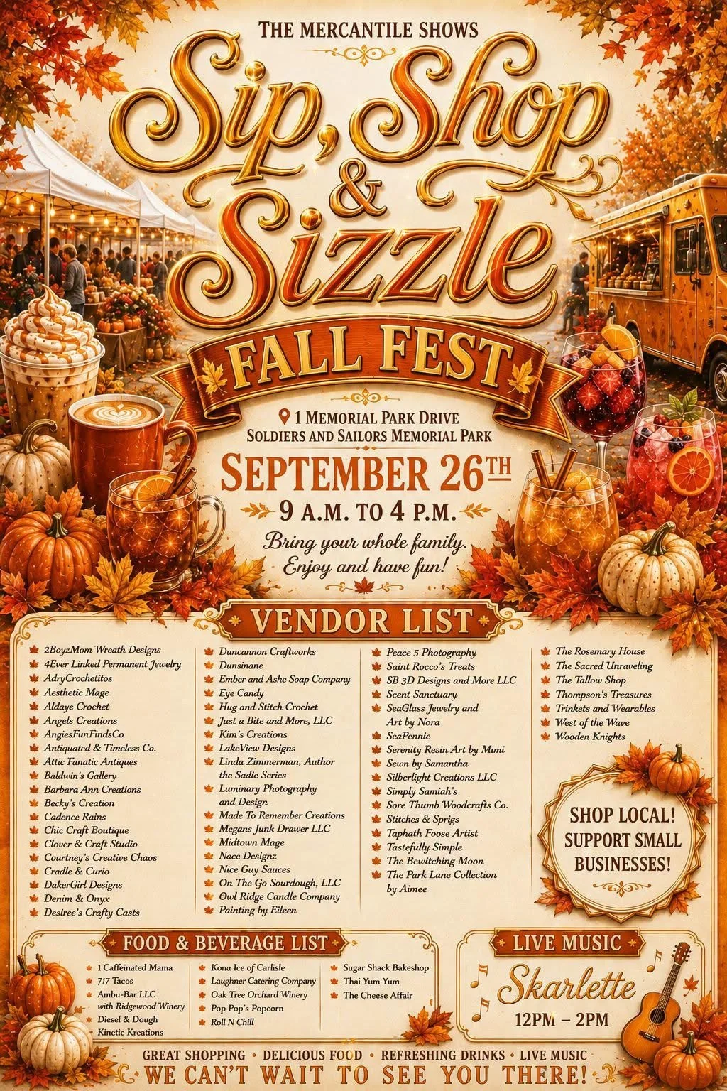 Sip, Shop & Sizzle Fall Fest