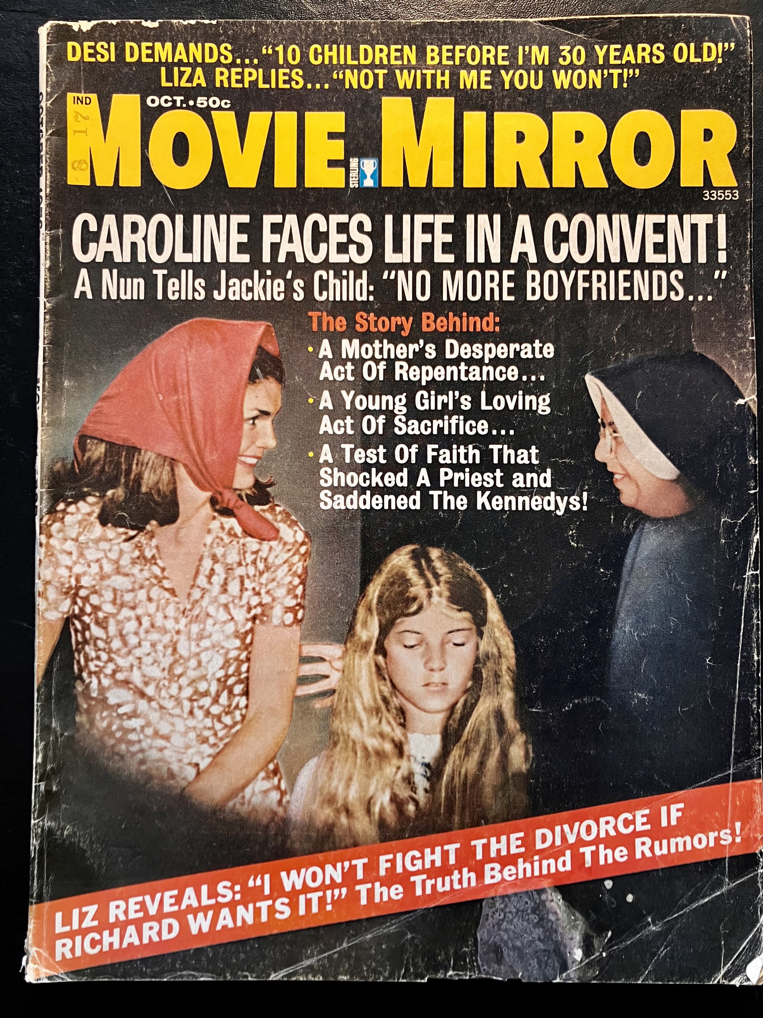 1970s Scandal Rag - Movie Mirror (October 1972)
