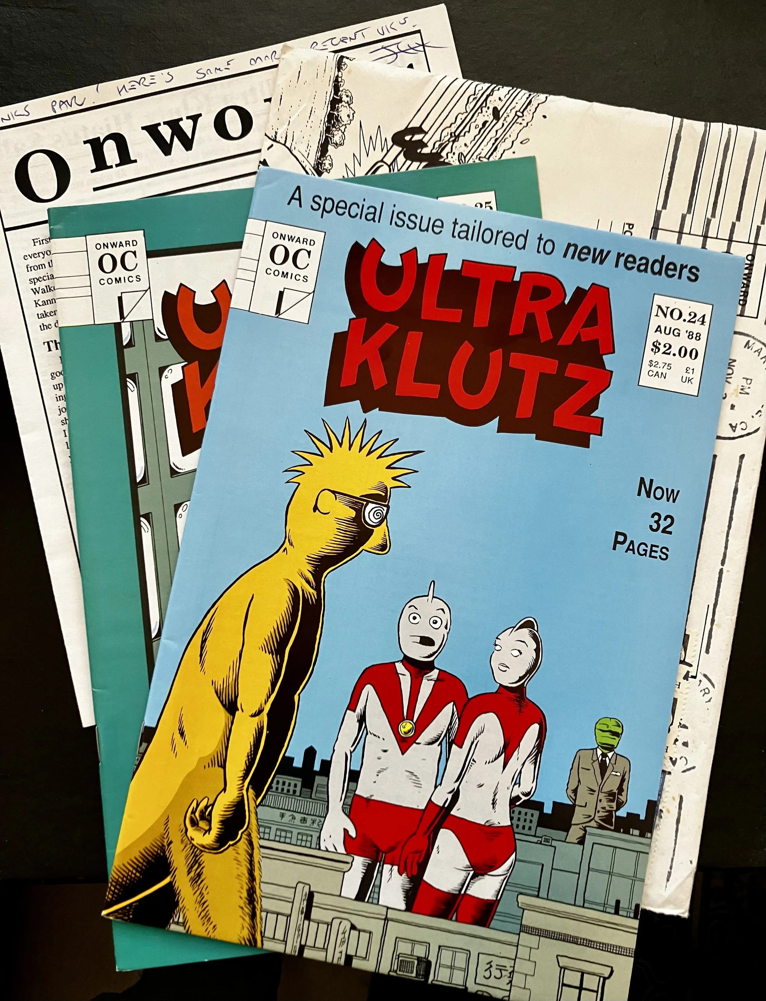 Jeff Nicholson - Ultra Klutz #24 & 25 and Signed Extra (1989)