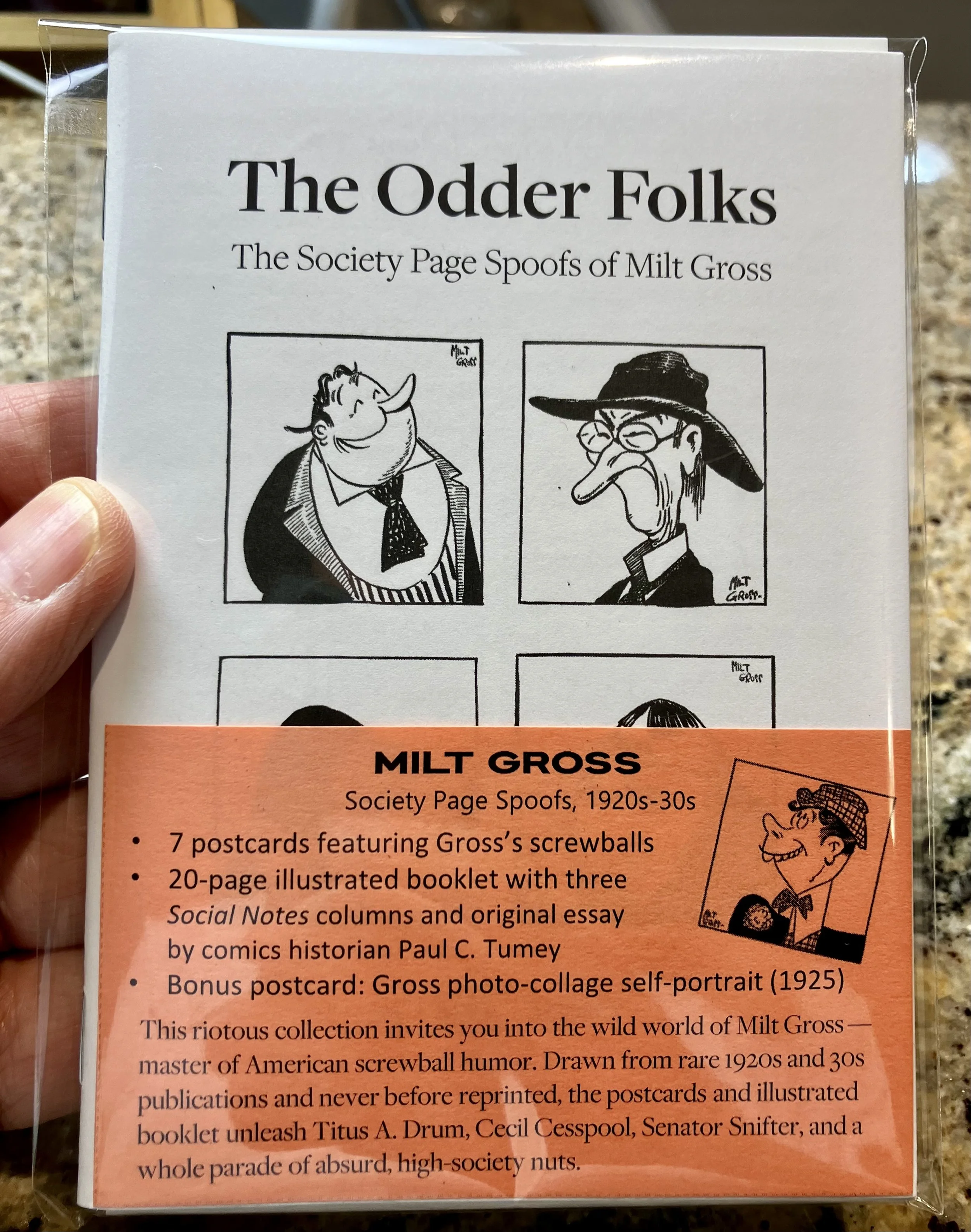 Milt Gross: Society Page Spoofs 1920-30s (Postcard Pack with Booklet)