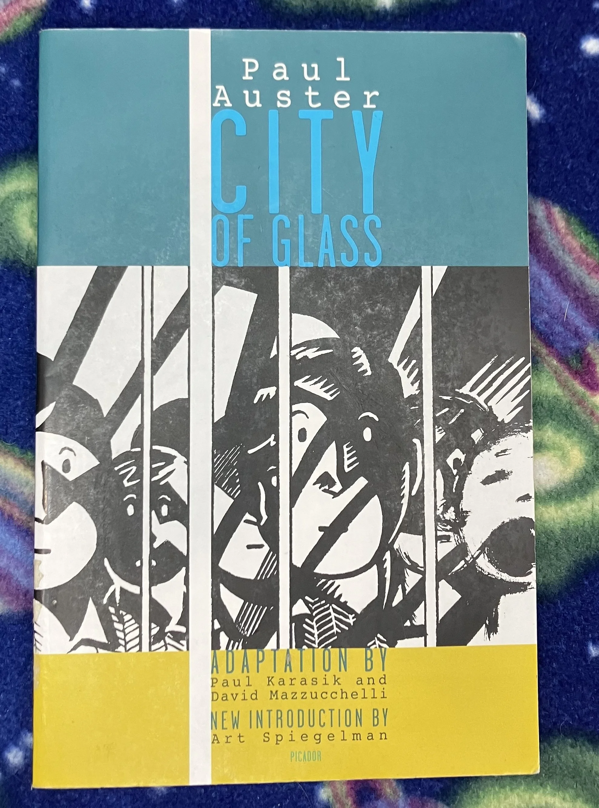 City of Glass - Paul Auster - Graphic Novel by Paul Karasik and David Mazzucchelli with Intro by Art Speigelman