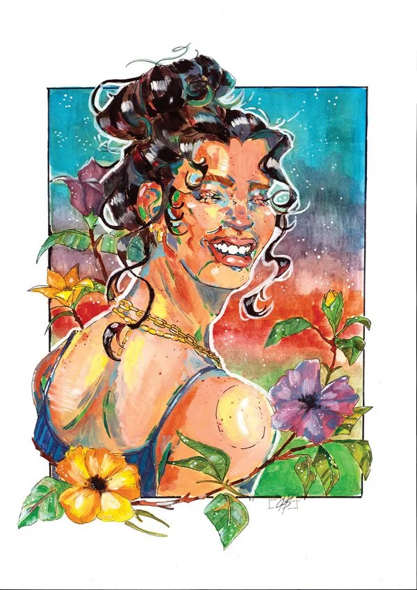 "Jess in Bloom"
Sitter Jess Gugliotta
By Chloe Hill