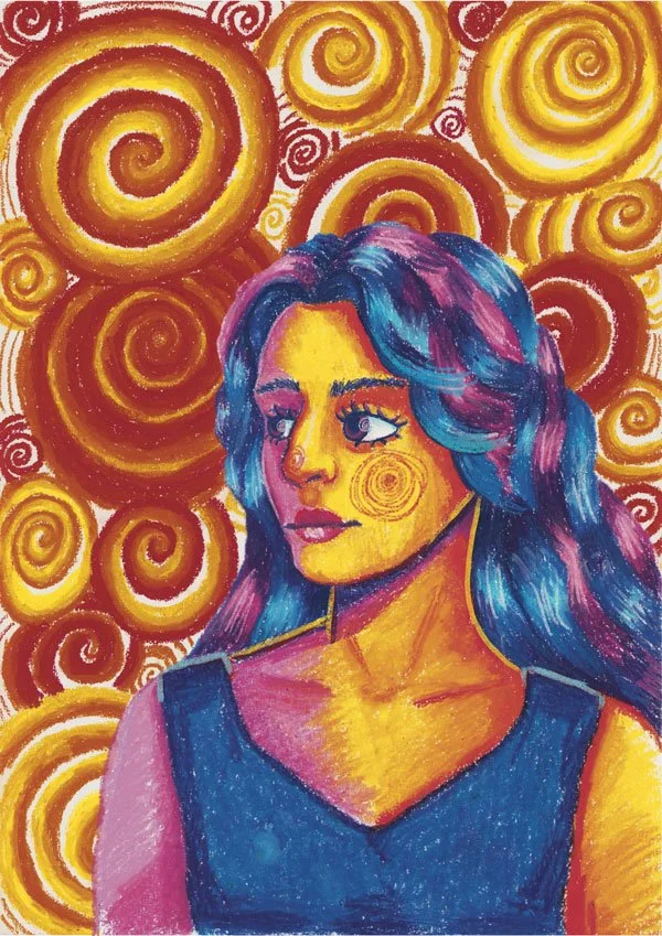 "Cosmic Book Dealer"
Sitter Claudia
By Judelle Hall