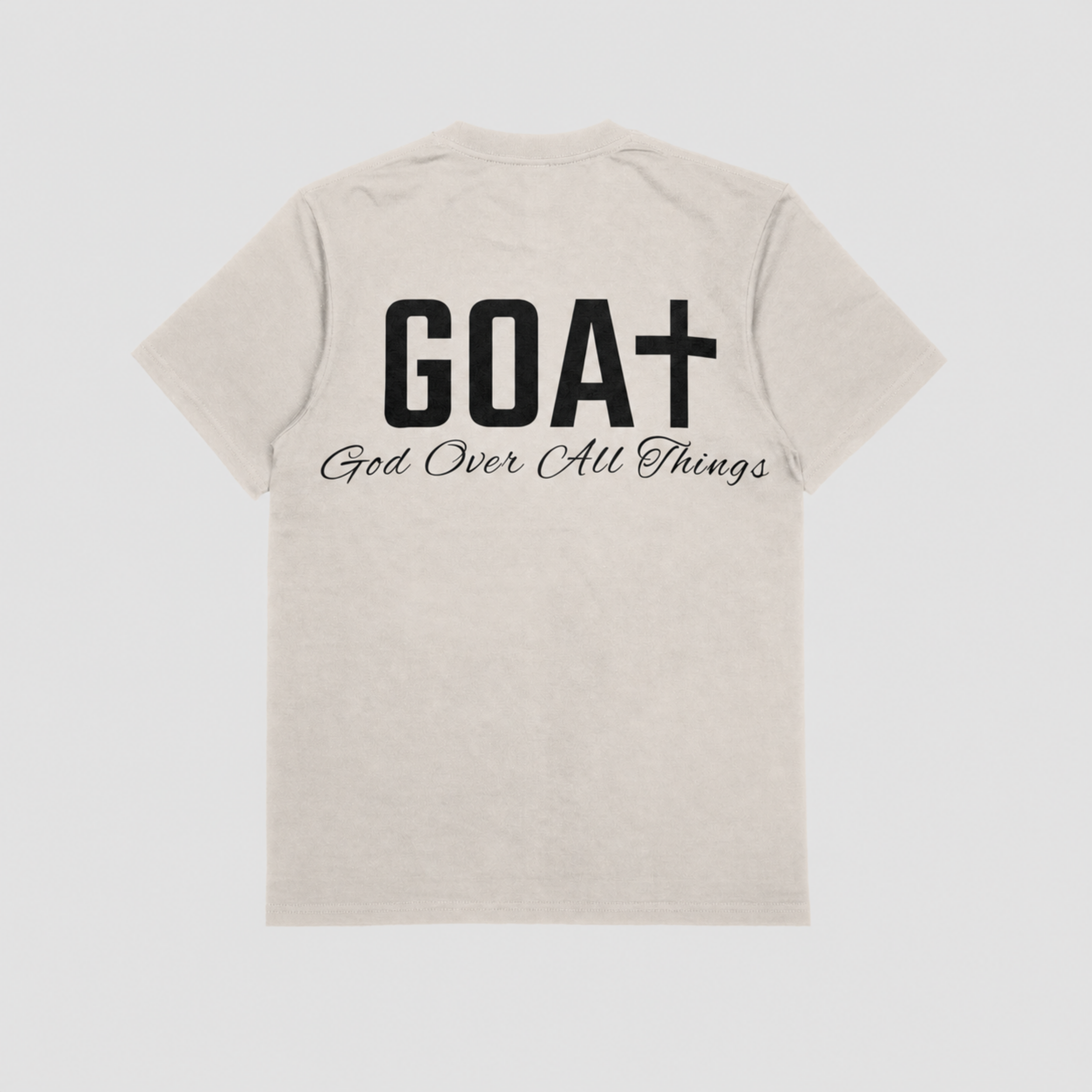 GOAT Tee - Bone Mockup Back.png