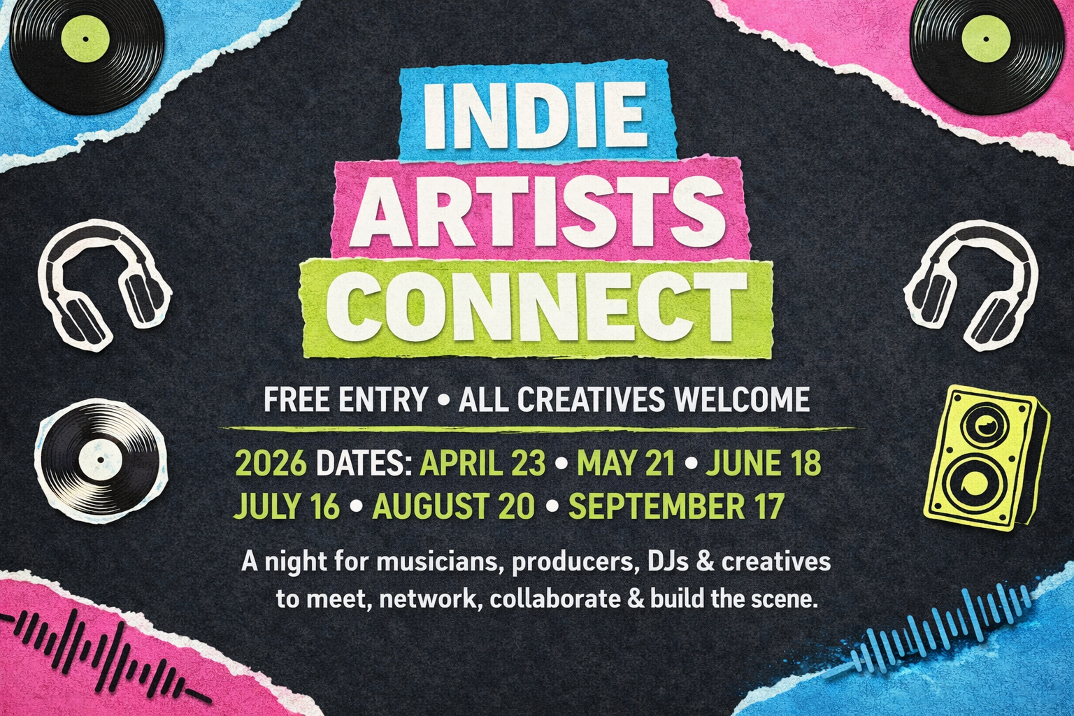 Indie Artists Connect at The Central Mix