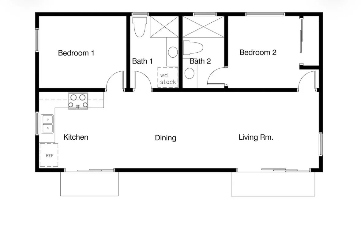 2/2 Basic Home Cleaning Service