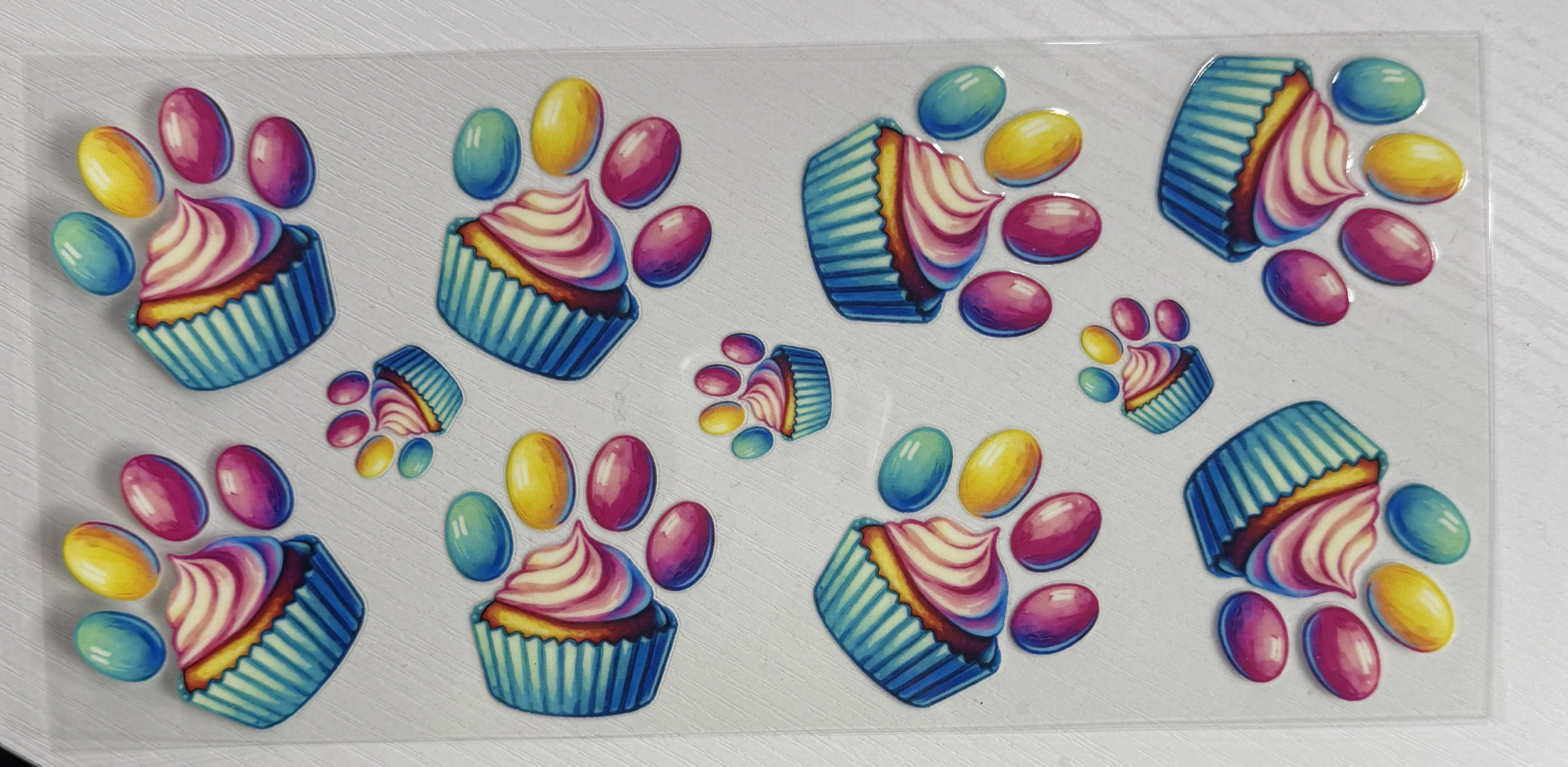 Dog Paw Cupcakes