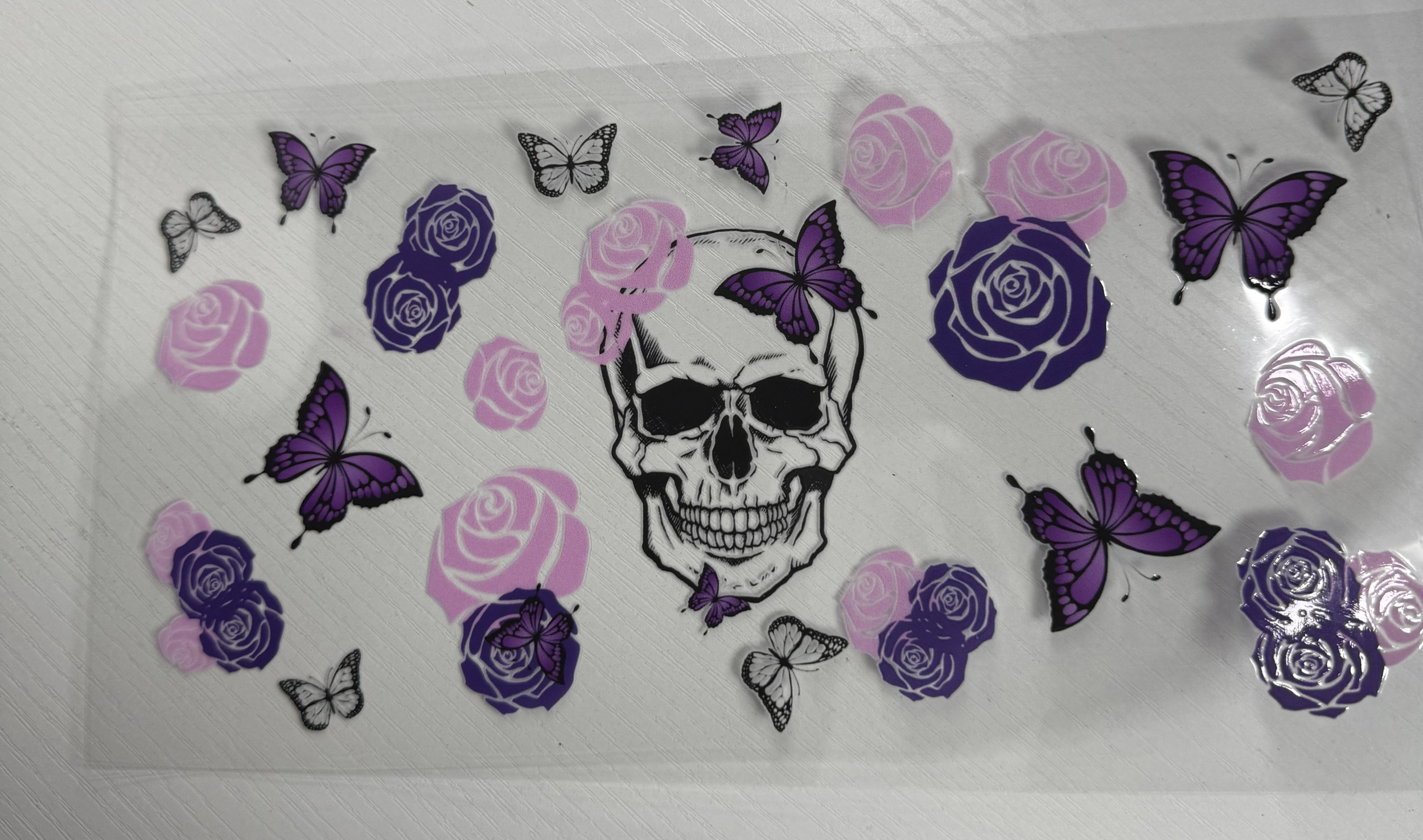 Rose Butterfly Pink Purple