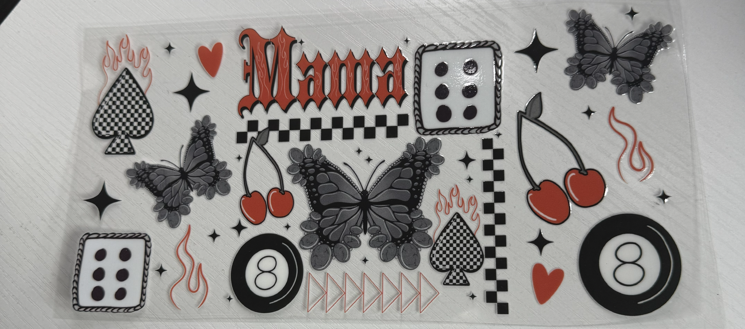 Retro Mama Red And Black