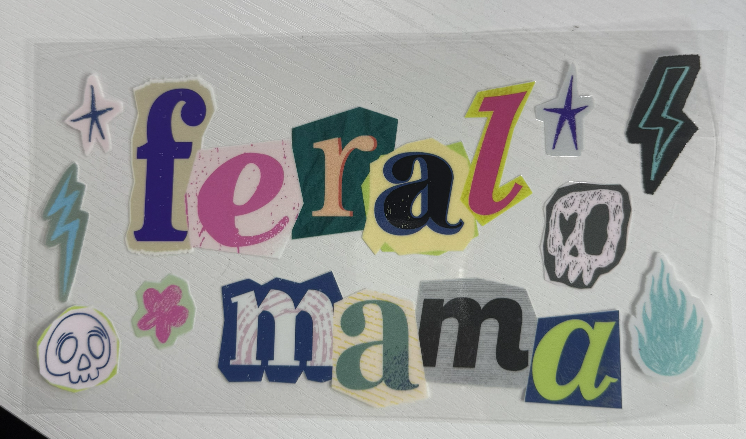 Feral Mama Cut Out Magazine Style