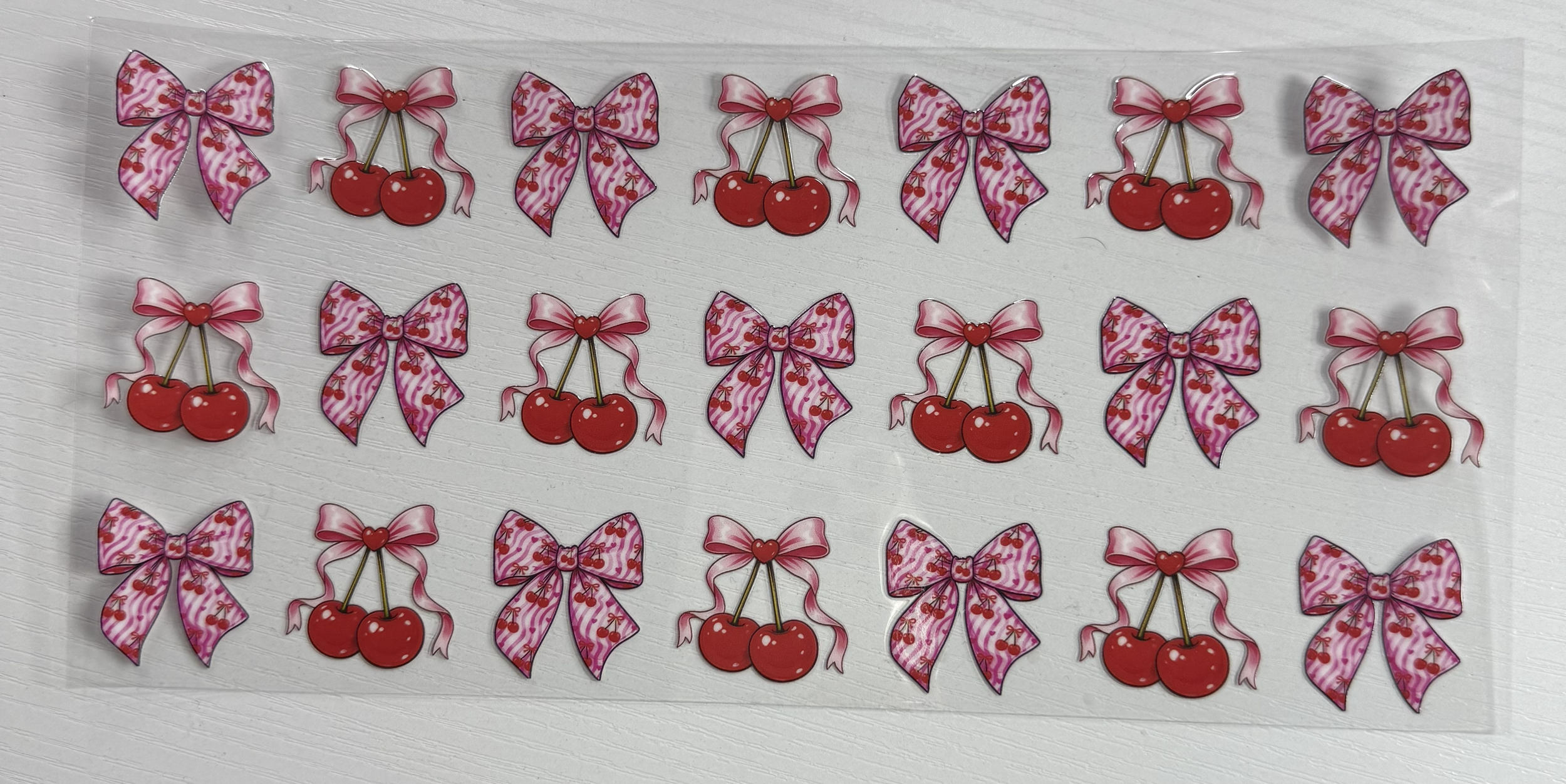 Pink Coquettes Red Cherries