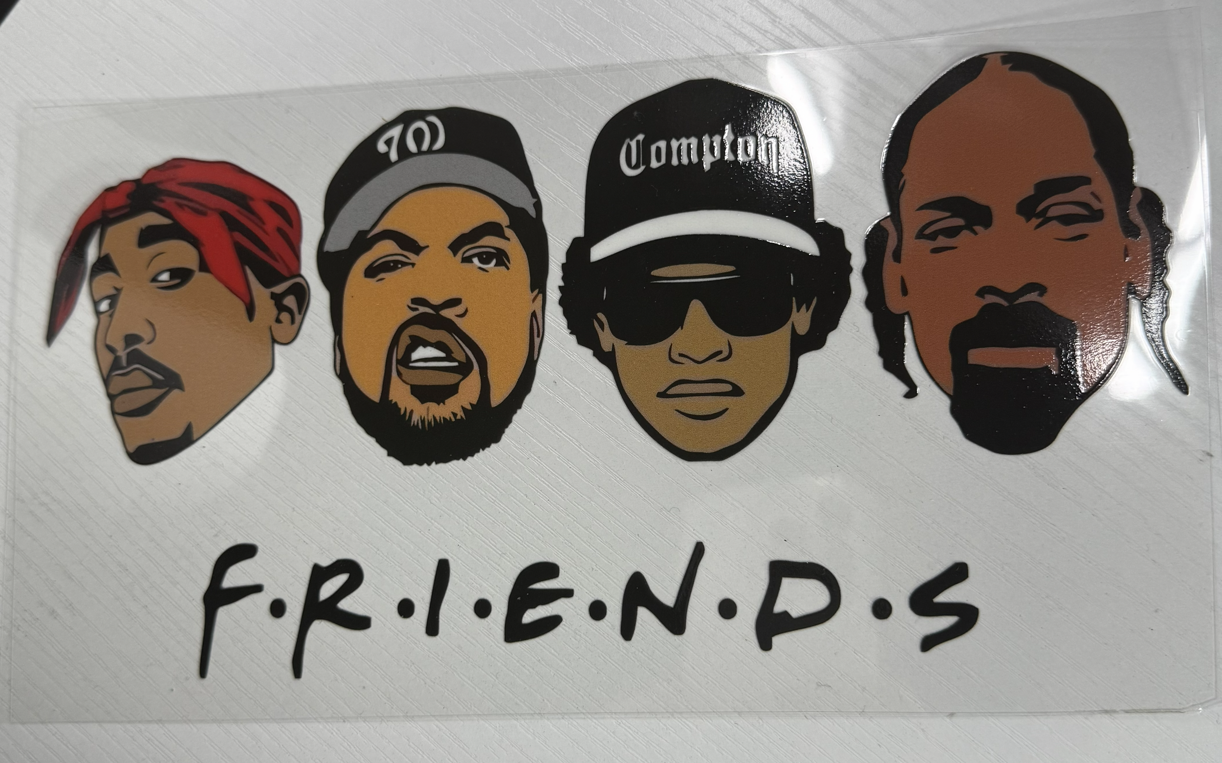 Tupac Ice Cube Eazy-E Snoop Dogg F•R•I•E•N•D•S