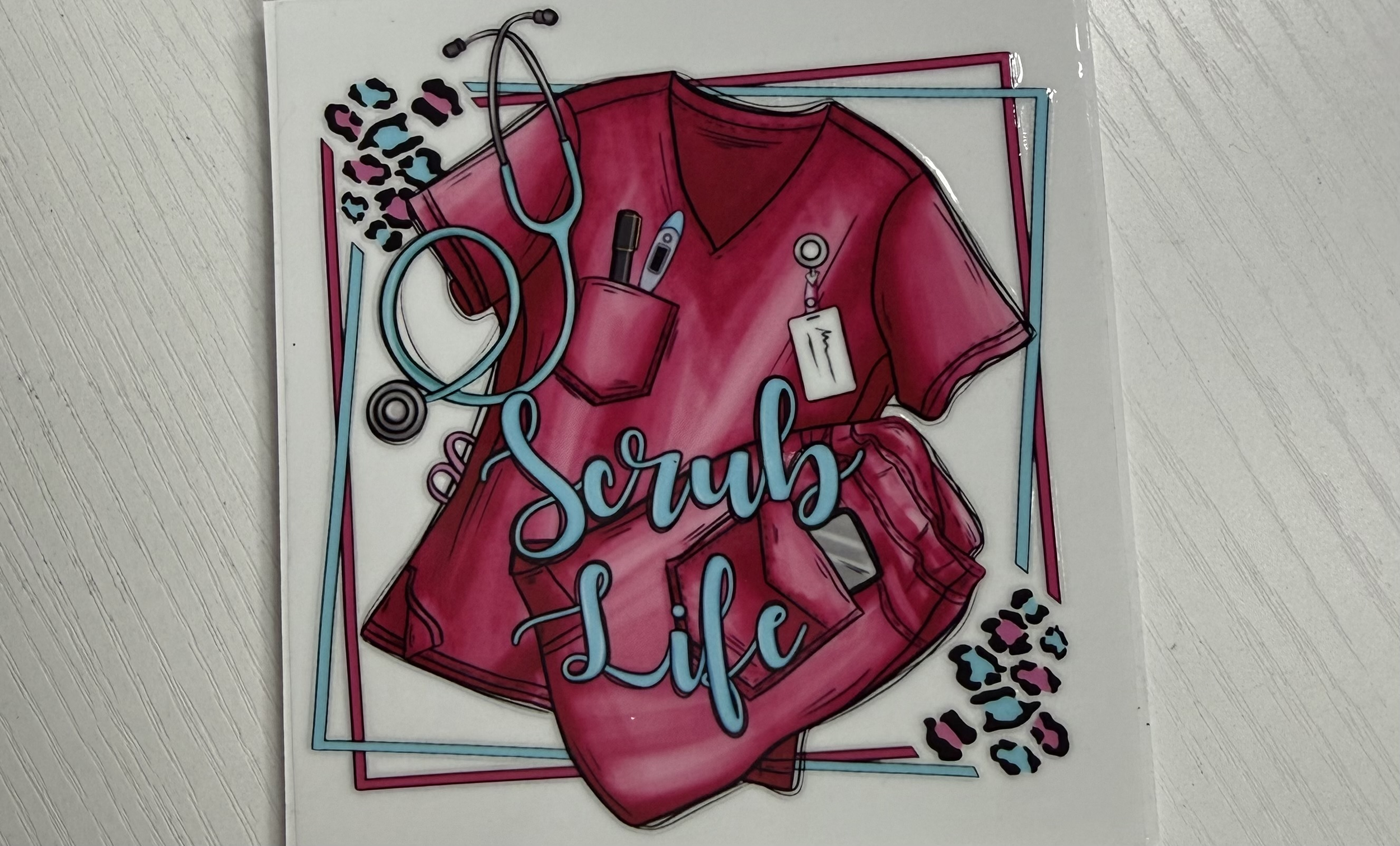 Nurse Scrub Life Pink Scrubs