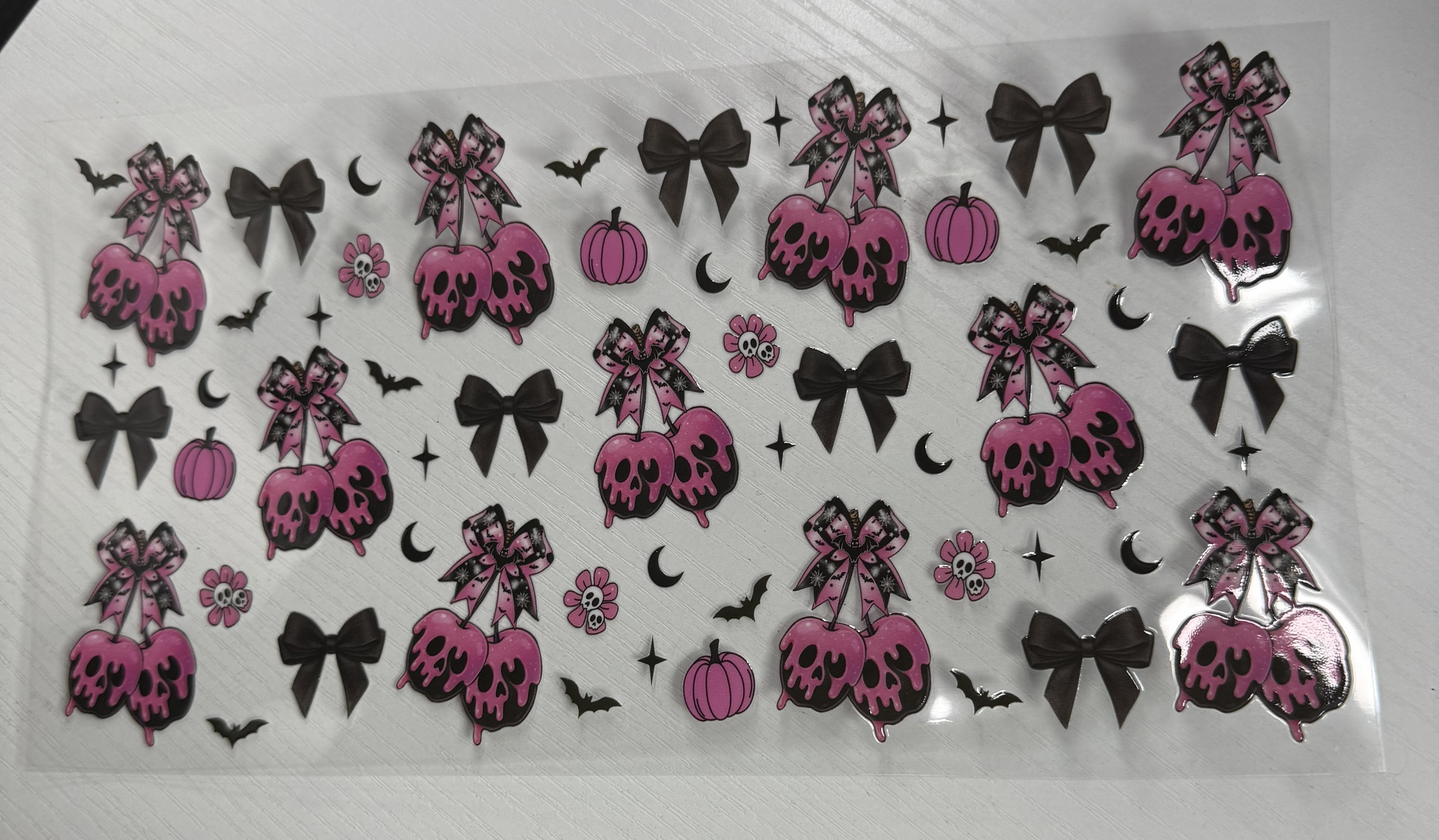 Pink Coquette Skull Cherries
