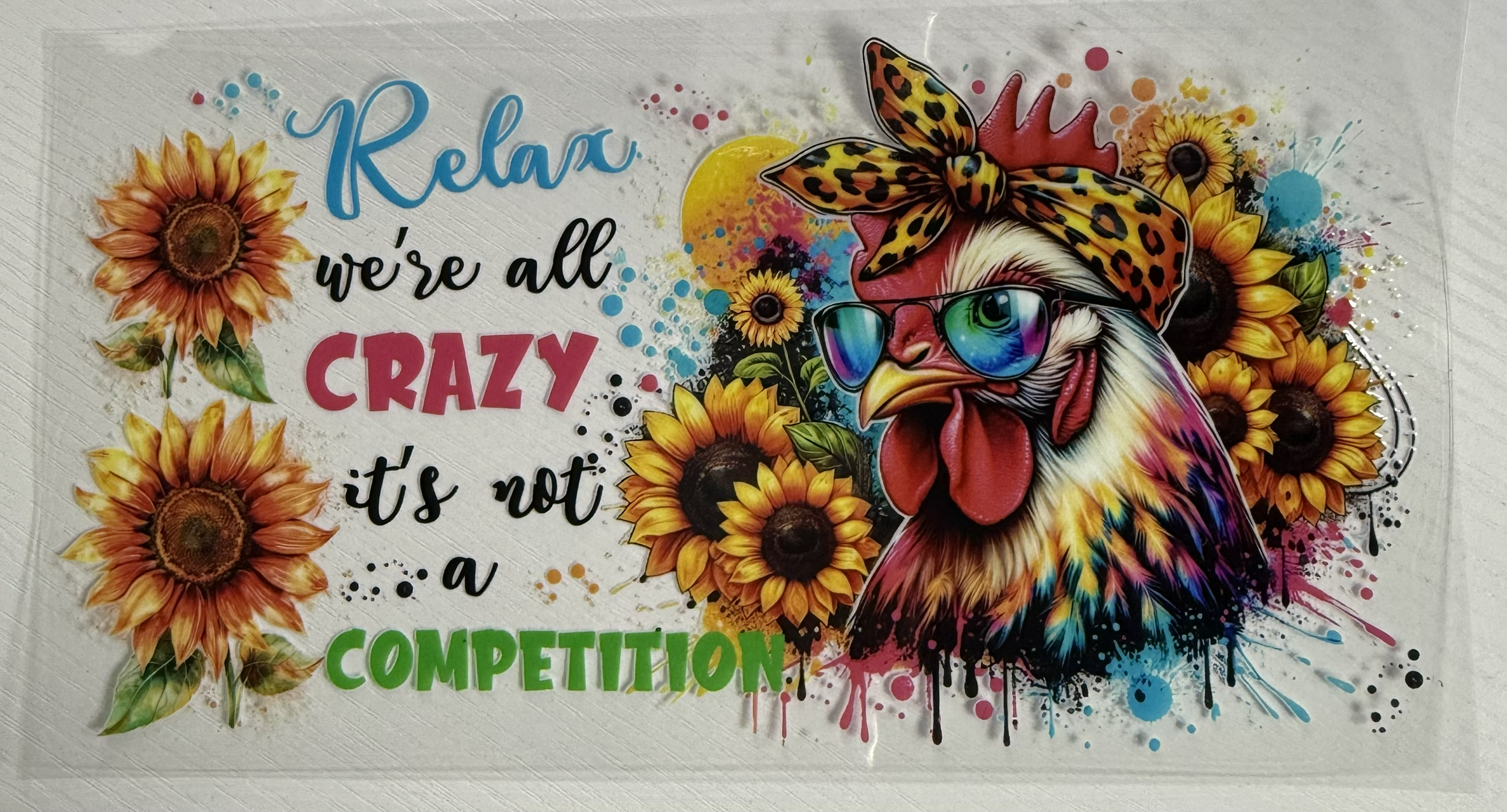 Relax We're All Crazy It's Not A Competition