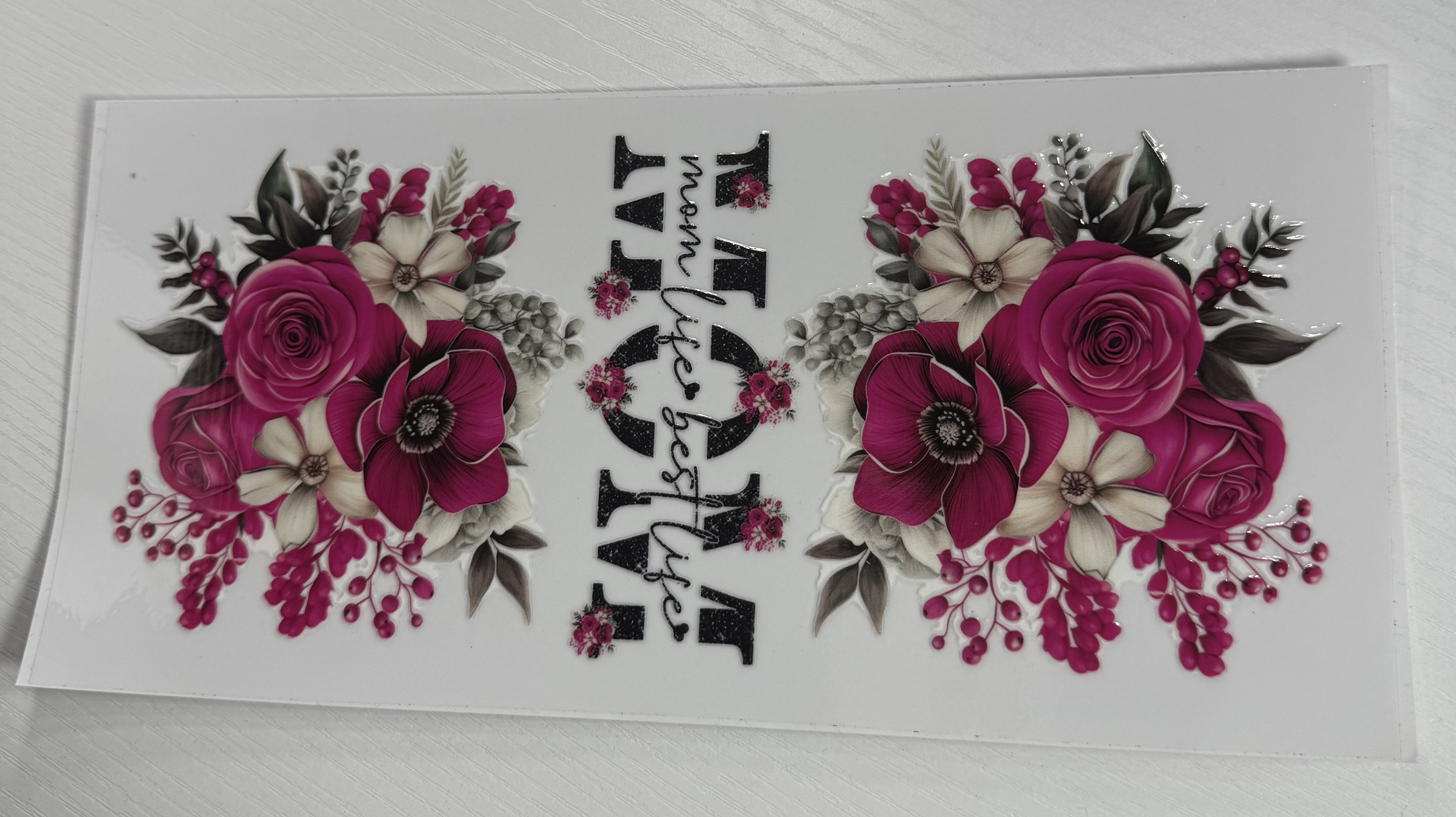 Mom Life Best Life Pink Floral 01