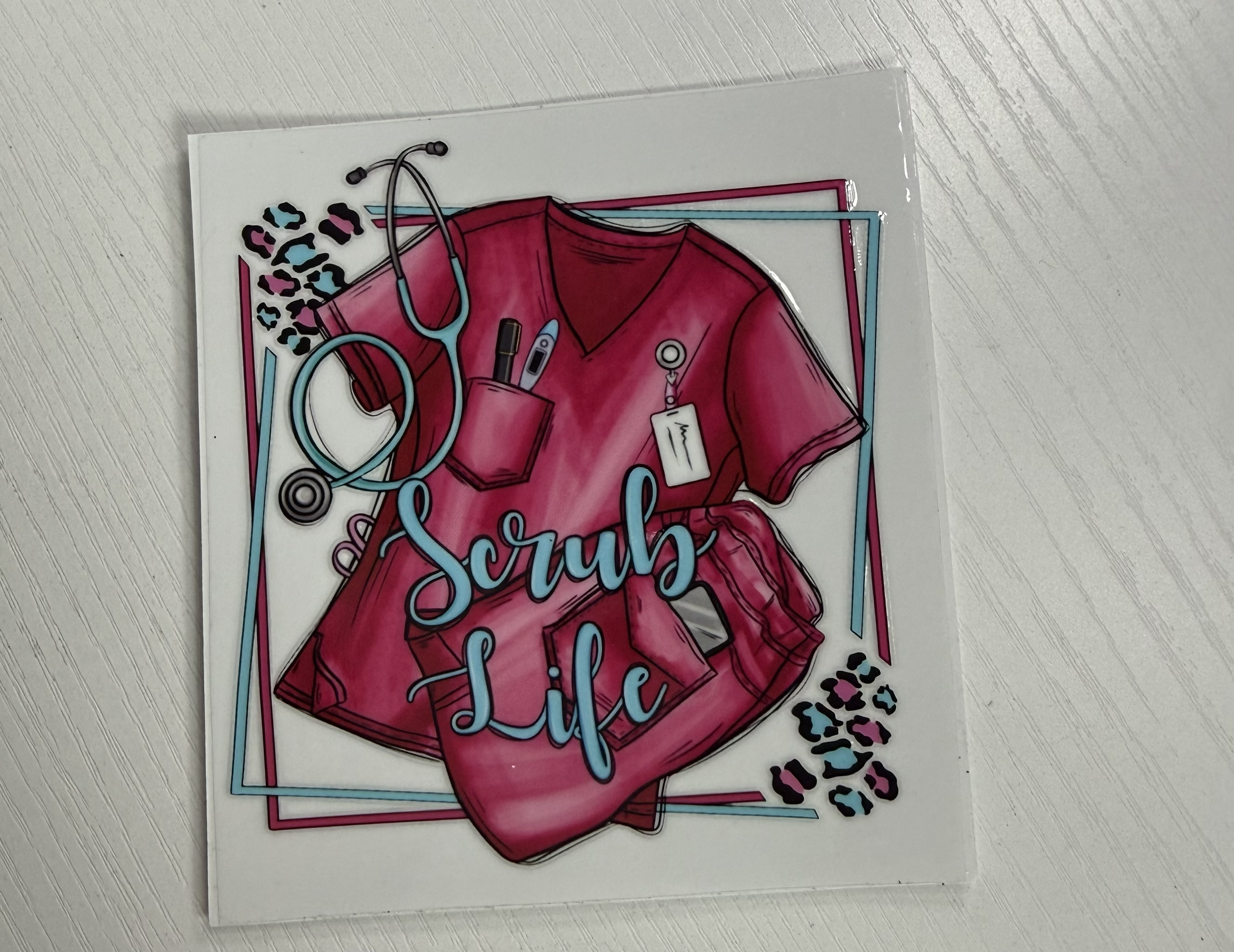 Nurse Scrub Life Pink Scrubs
