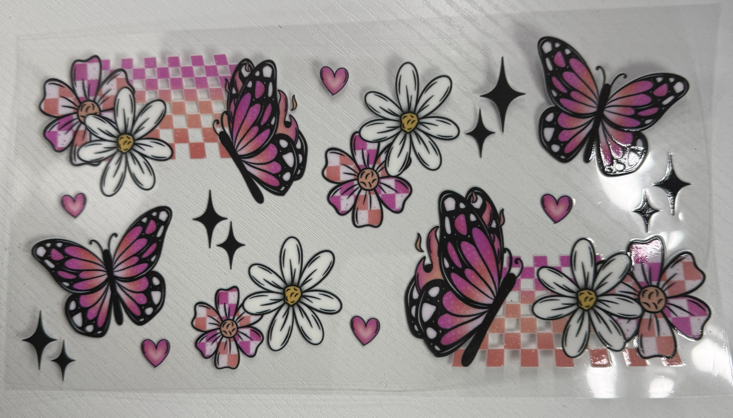 Retro Butterfly Daisy
