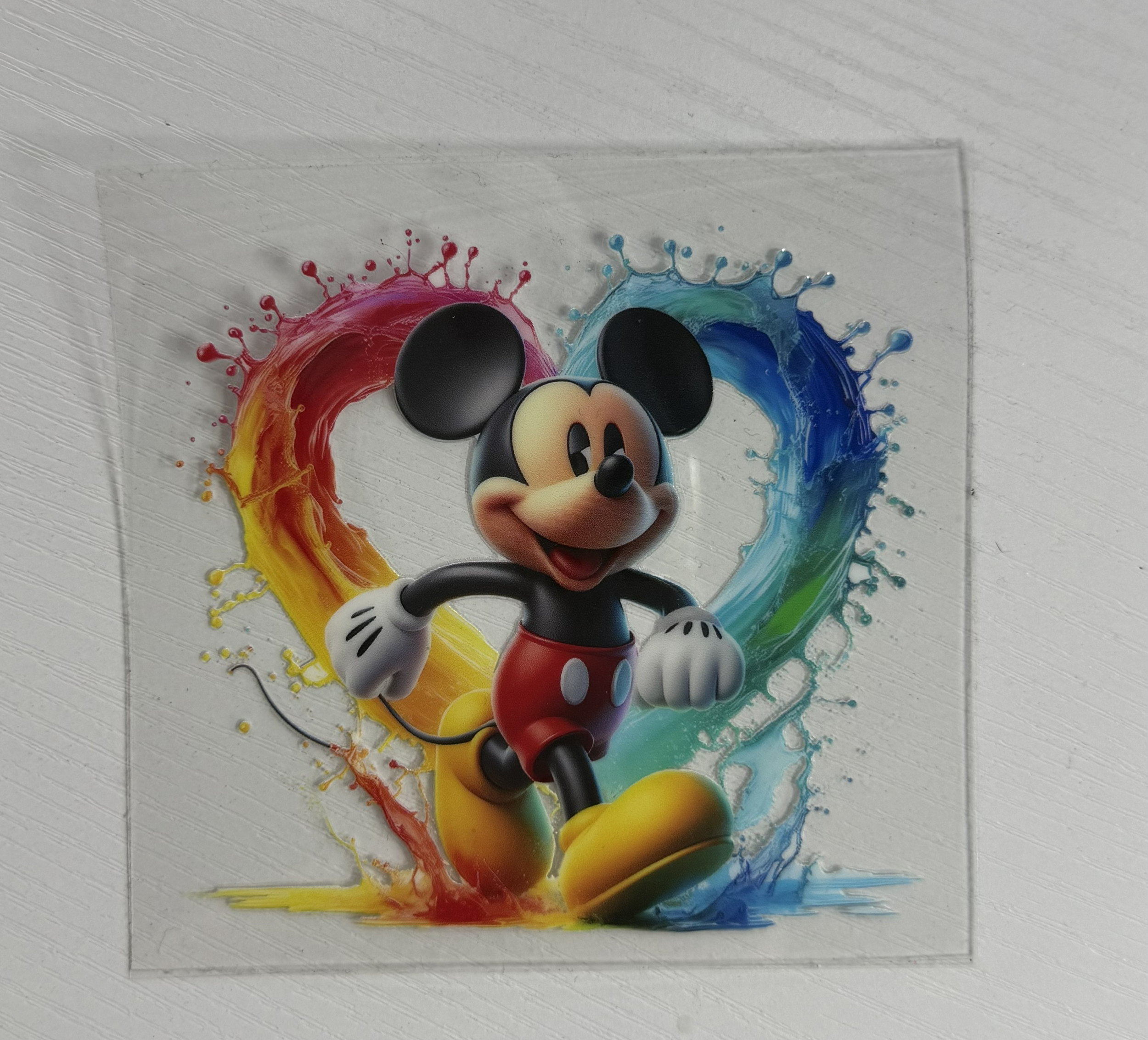 Mickey Mouse Colorful Heart